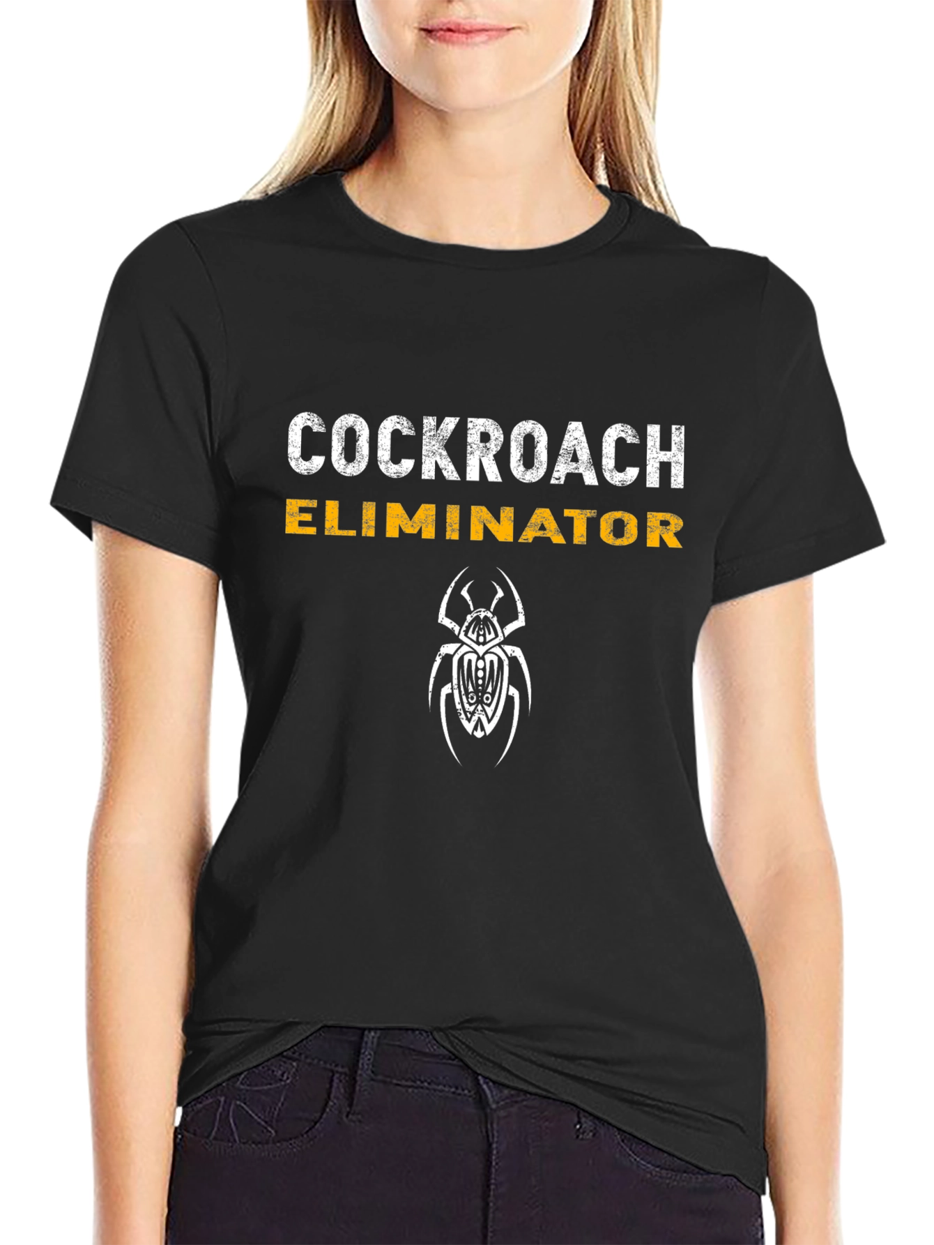Cockroach Eliminator Funny Graphic Tee
