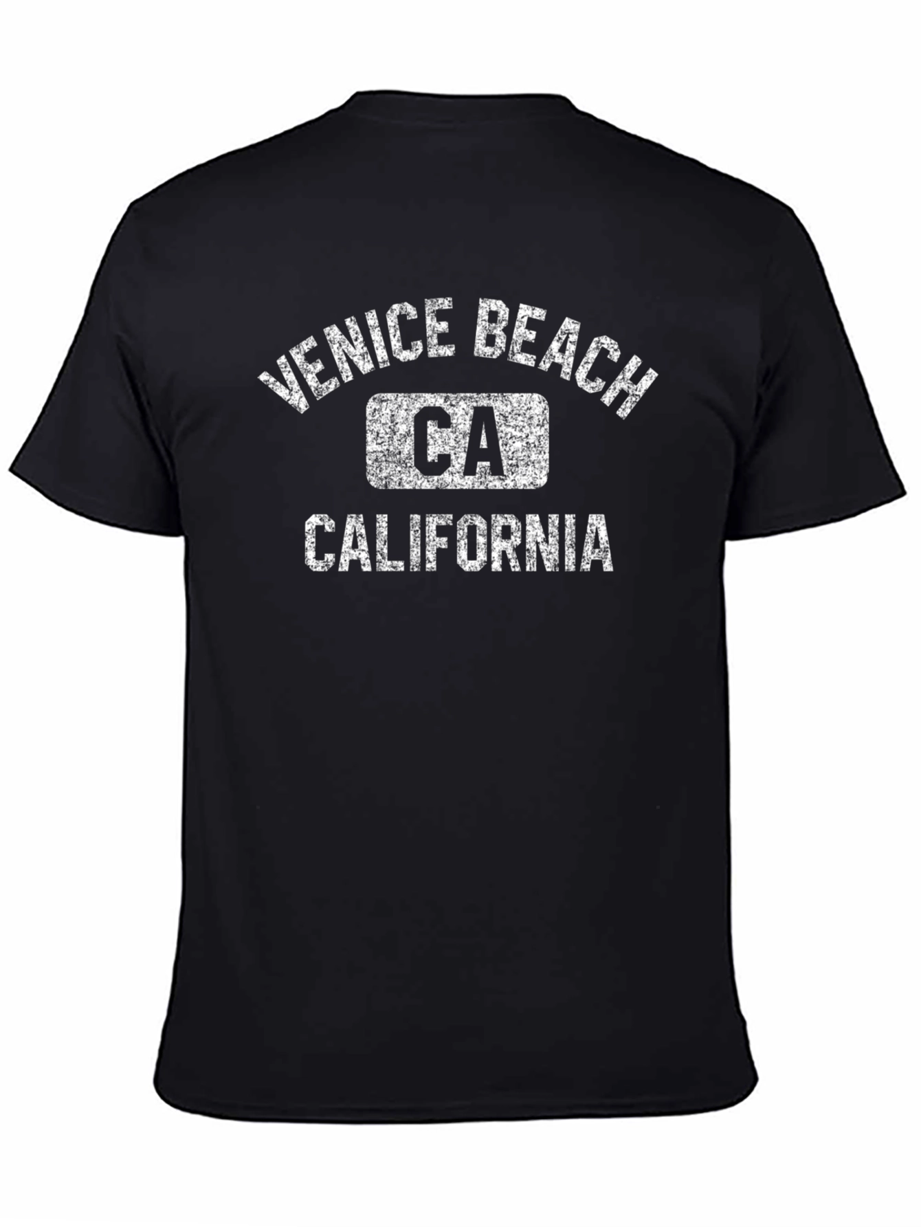 Venice Beach CA California Black T-Shirt