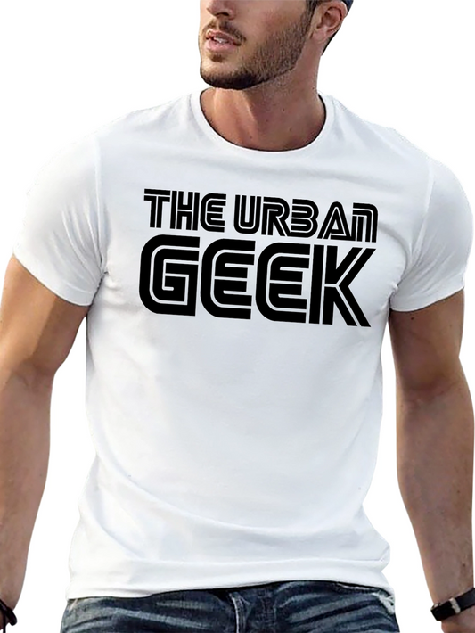The Urban Geek Graphic Tee - Black Crew Neck T-Shirt