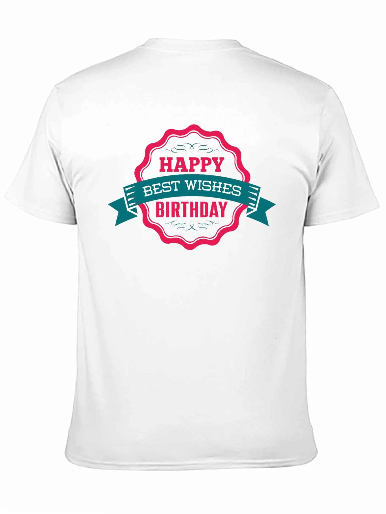 Happy Birthday Graphic Tee - Mens Short Sleeve