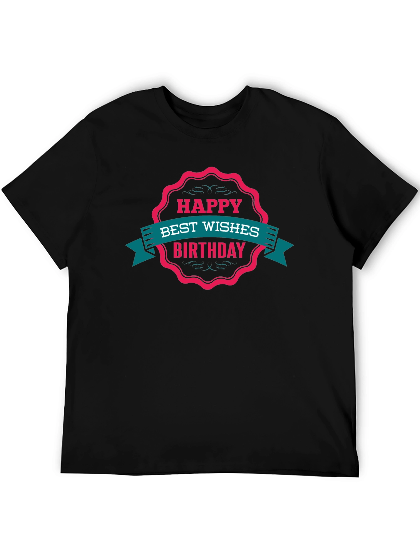 Happy Birthday Graphic Tee - Mens Short Sleeve