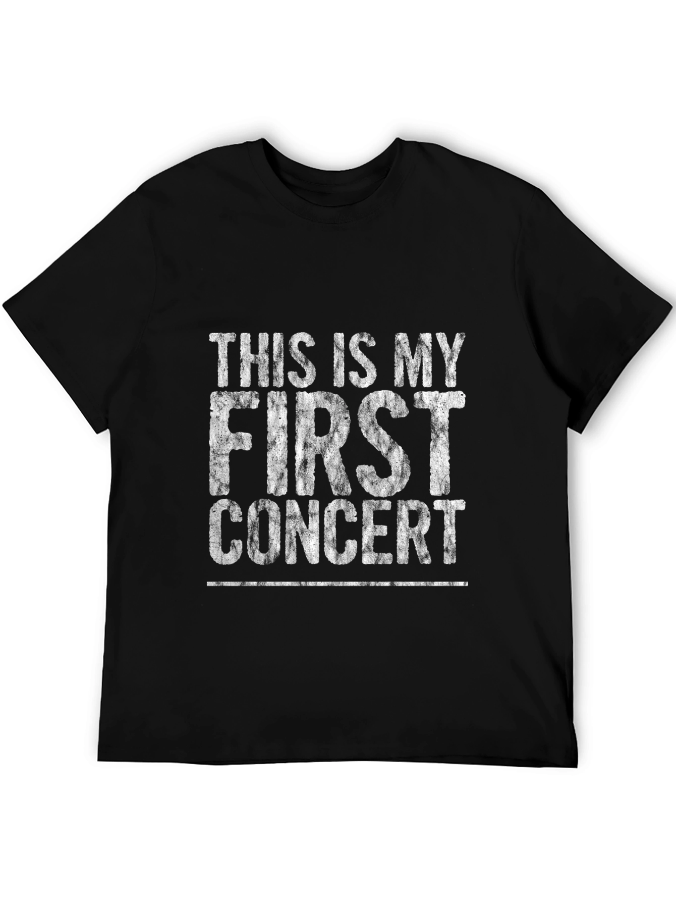 First Concert T-Shirt - Distressed Graphic Print