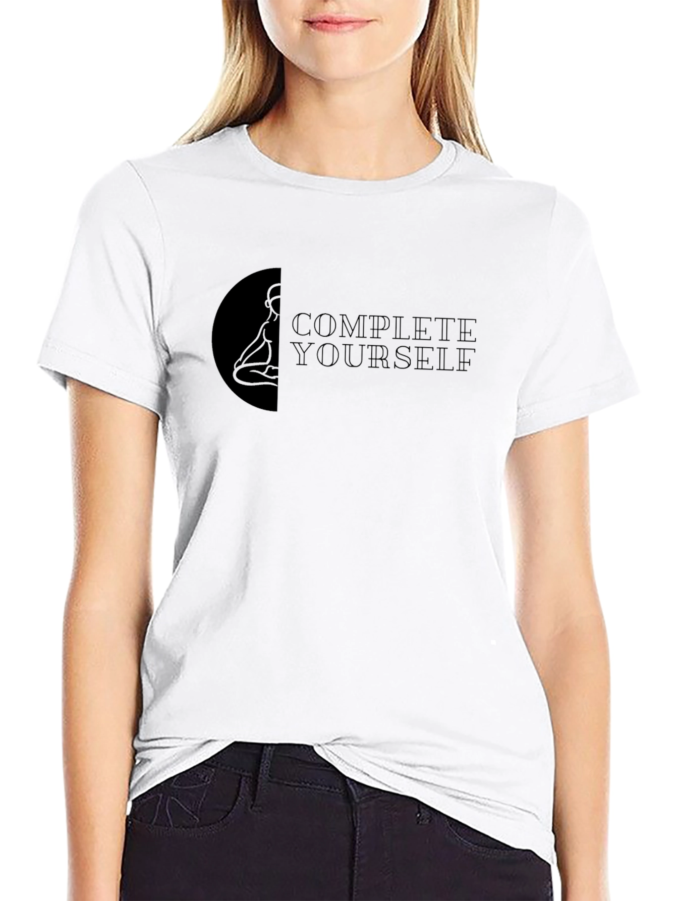 Complete Yourself Graphic Print T-Shirt