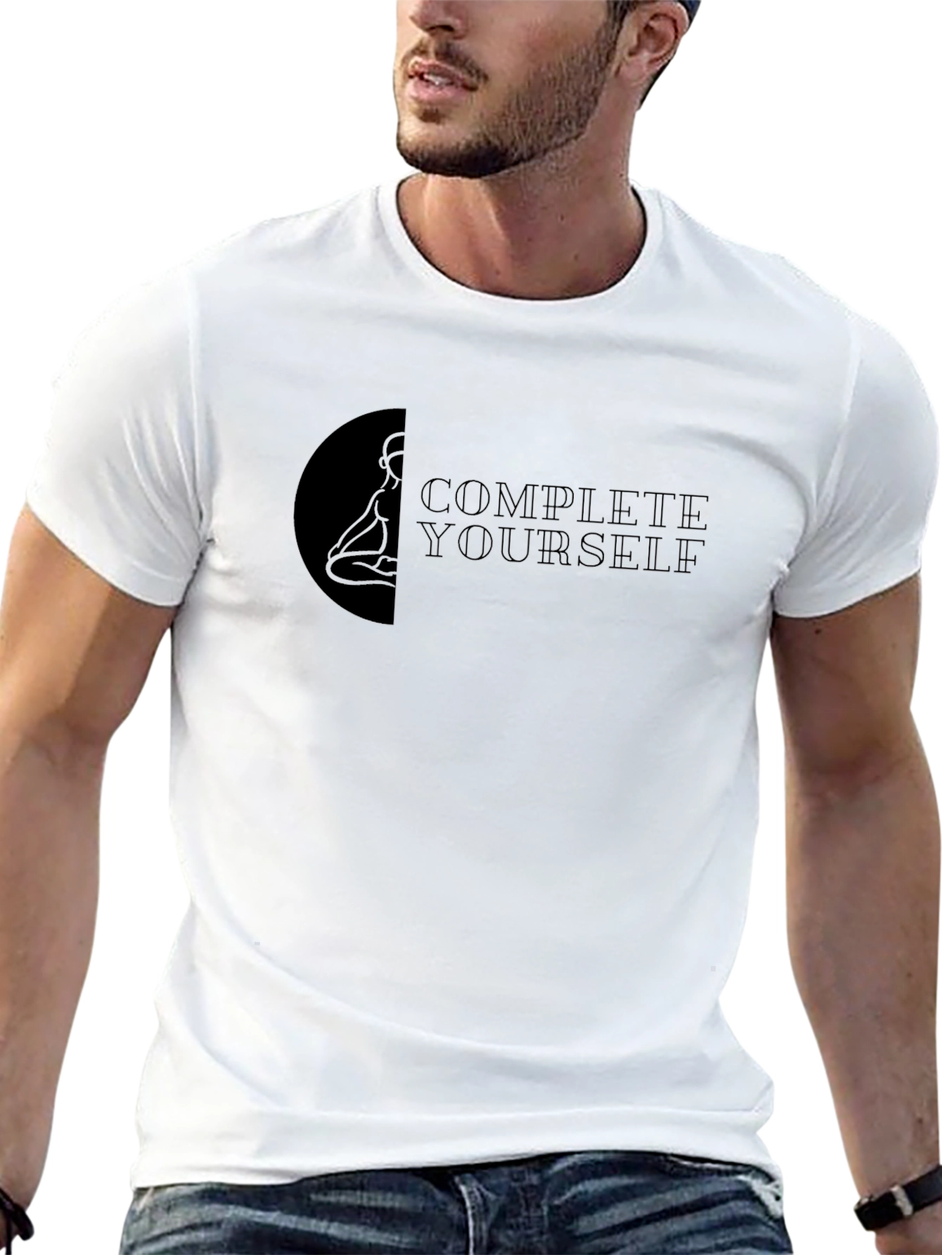 Complete Yourself Graphic Print T-Shirt