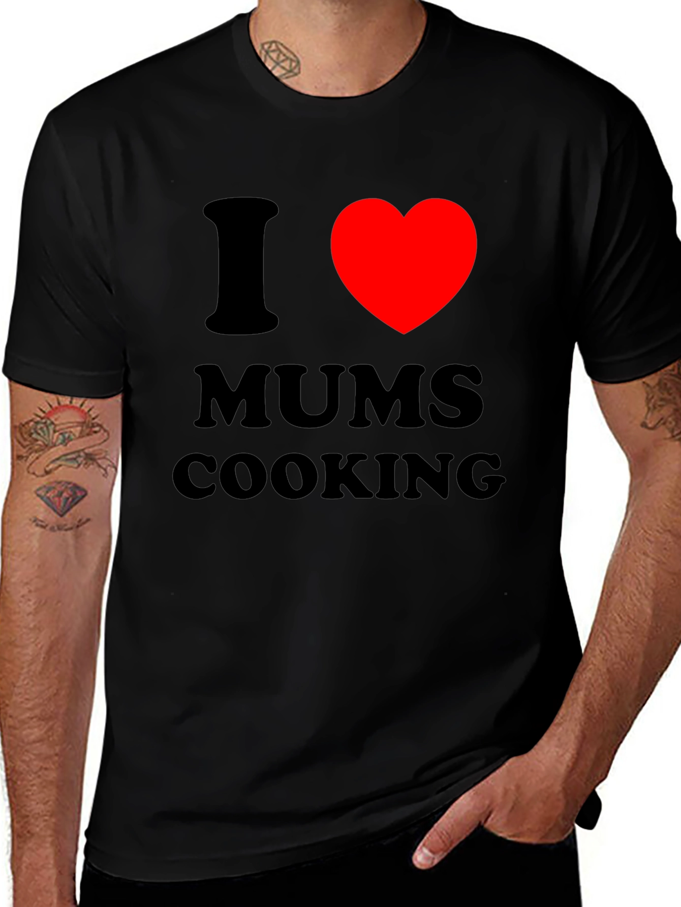 I Love Mums Cooking T-Shirt
