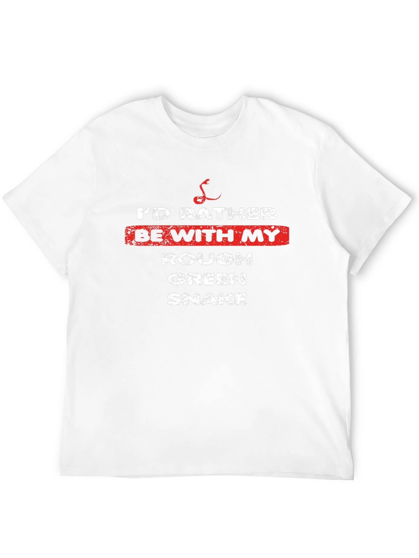 Id Rather Be With My Snake Graphic T-Shirt