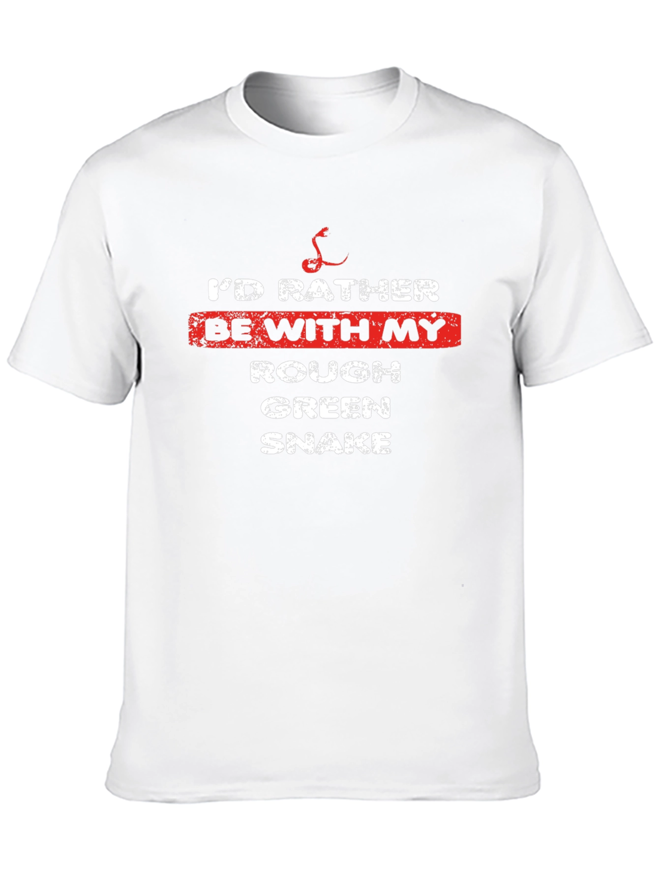 Id Rather Be With My Snake Graphic T-Shirt
