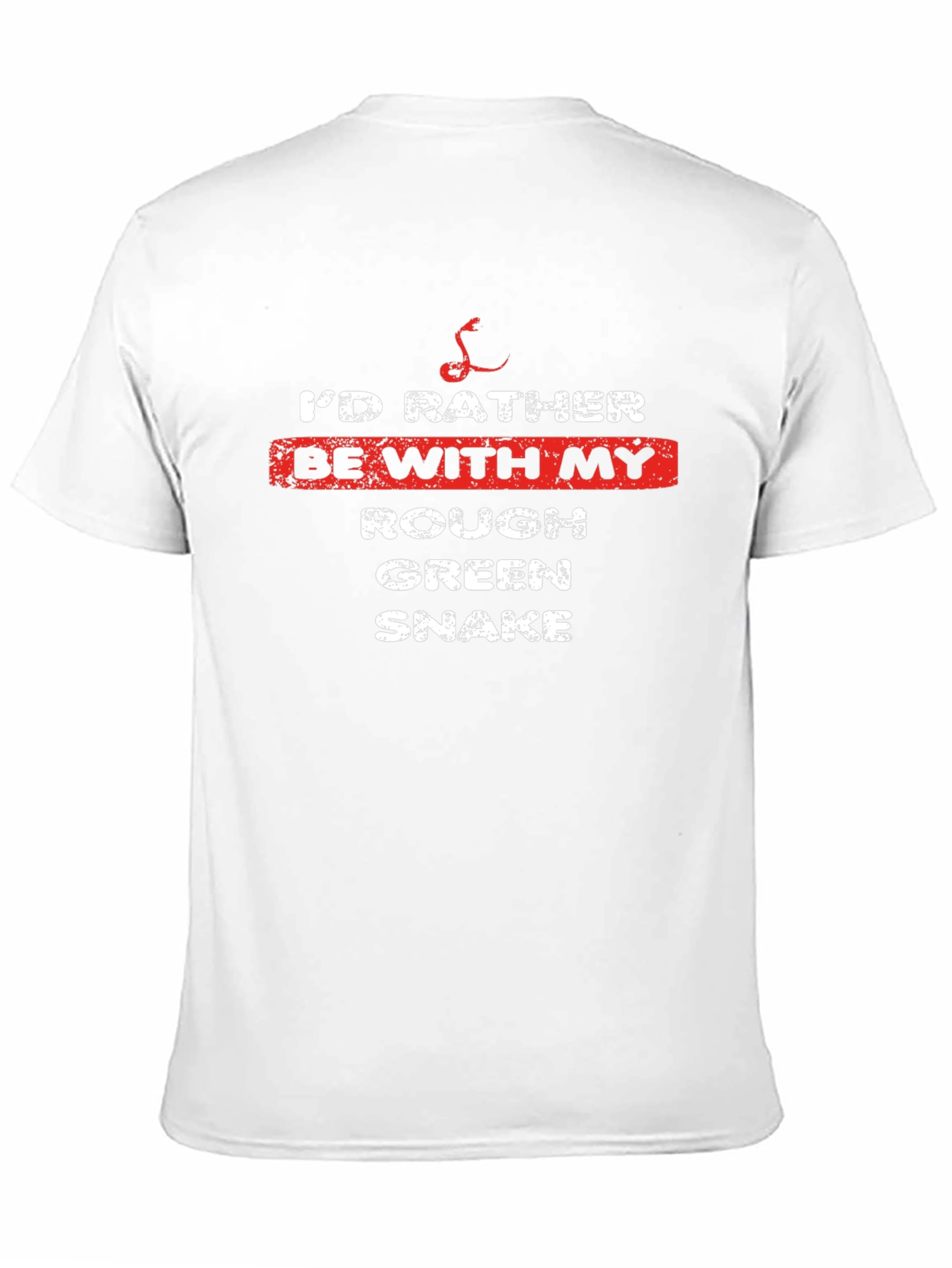 Id Rather Be With My Snake Graphic T-Shirt
