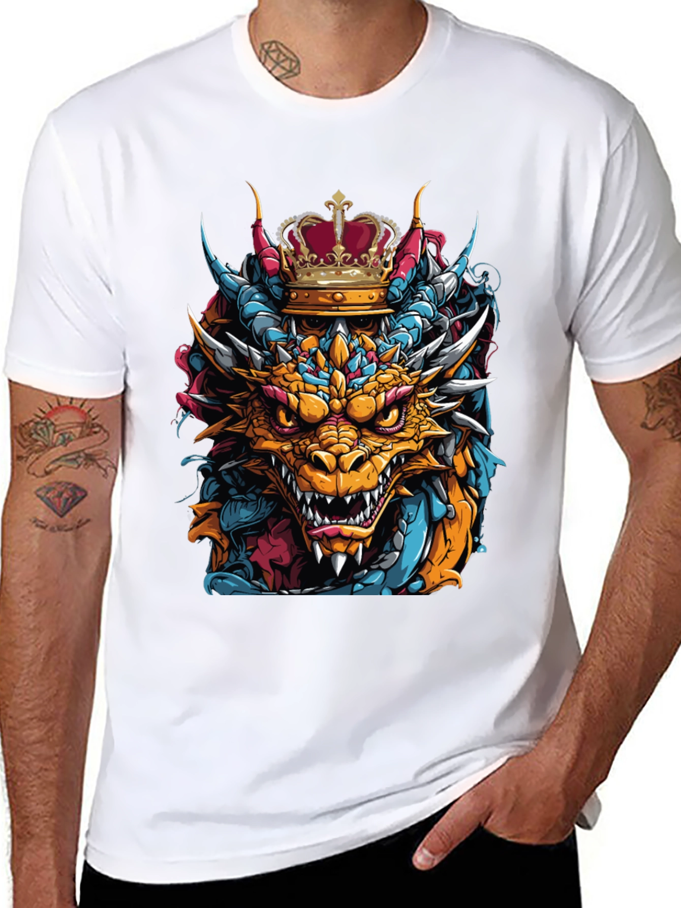 Dragon King Graphic Tee - Bold Streetwear