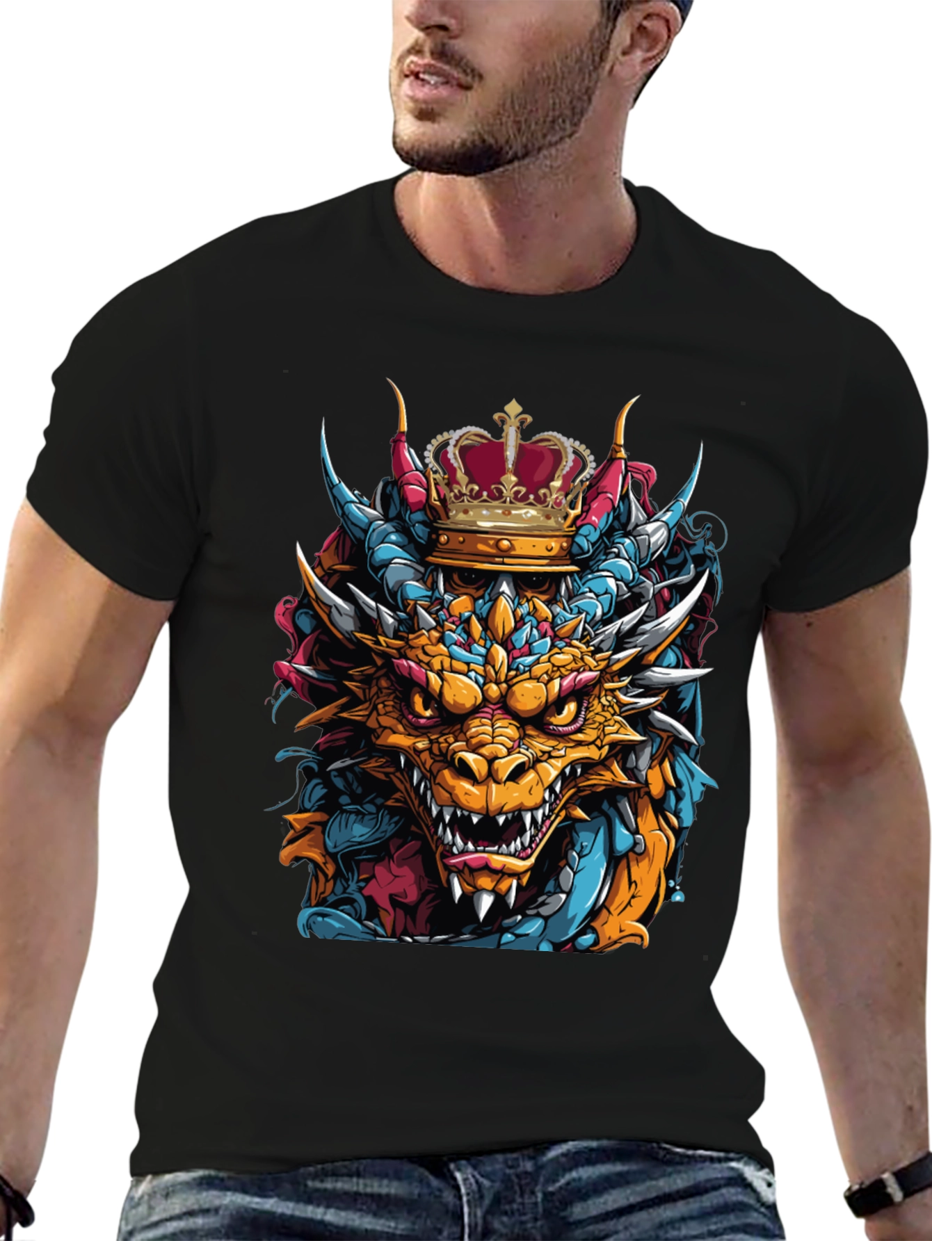 Dragon King Graphic Tee - Bold Streetwear