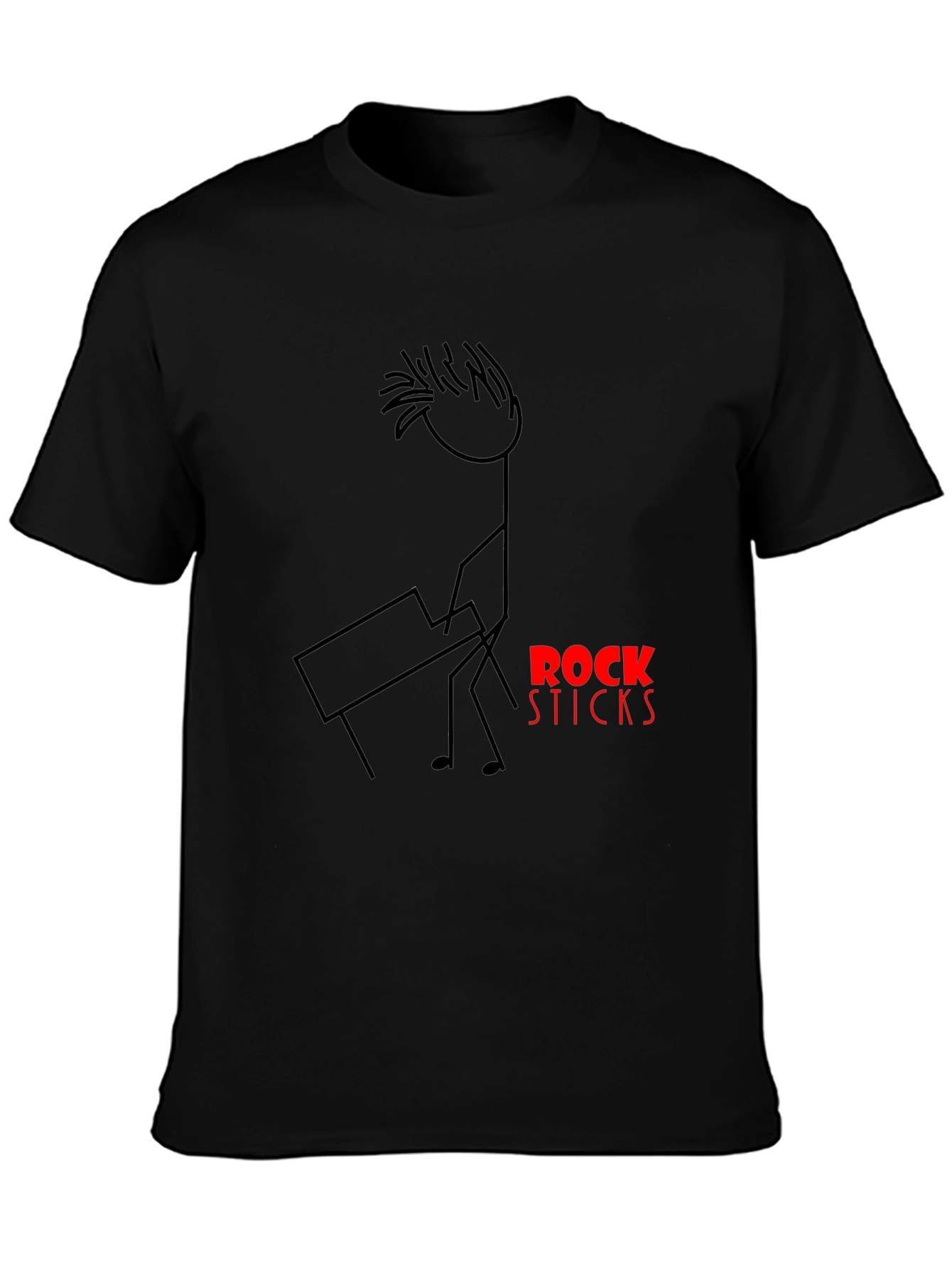 Rock Sticks T-Shirt - Unique Graphic Tee