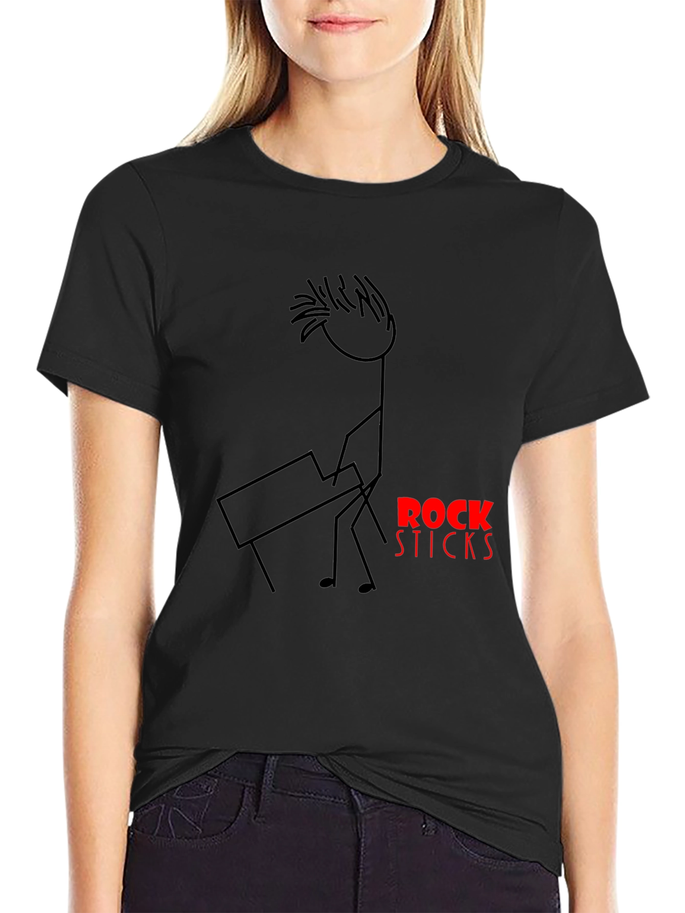 Rock Sticks T-Shirt - Unique Graphic Tee