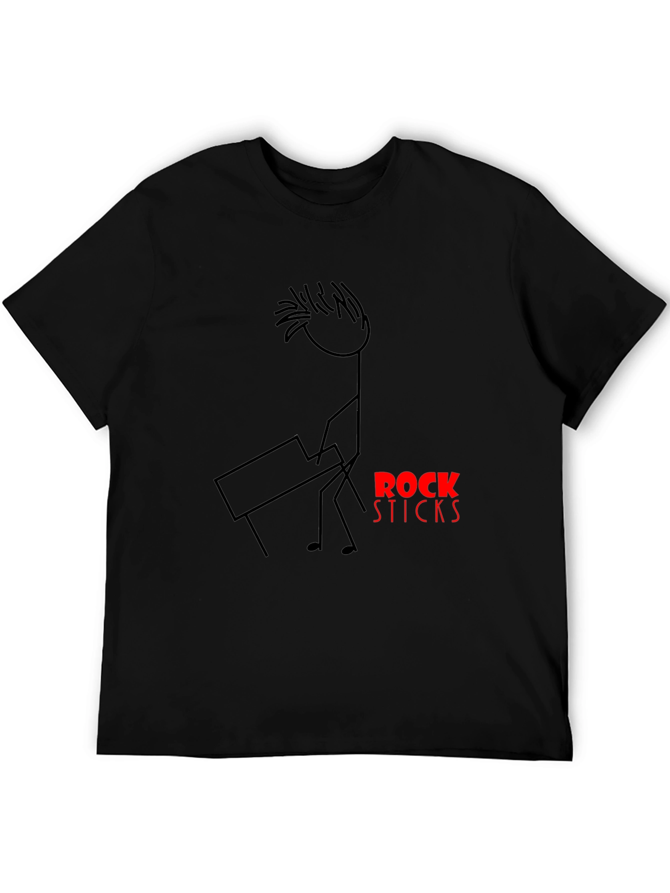 Rock Sticks T-Shirt - Unique Graphic Tee