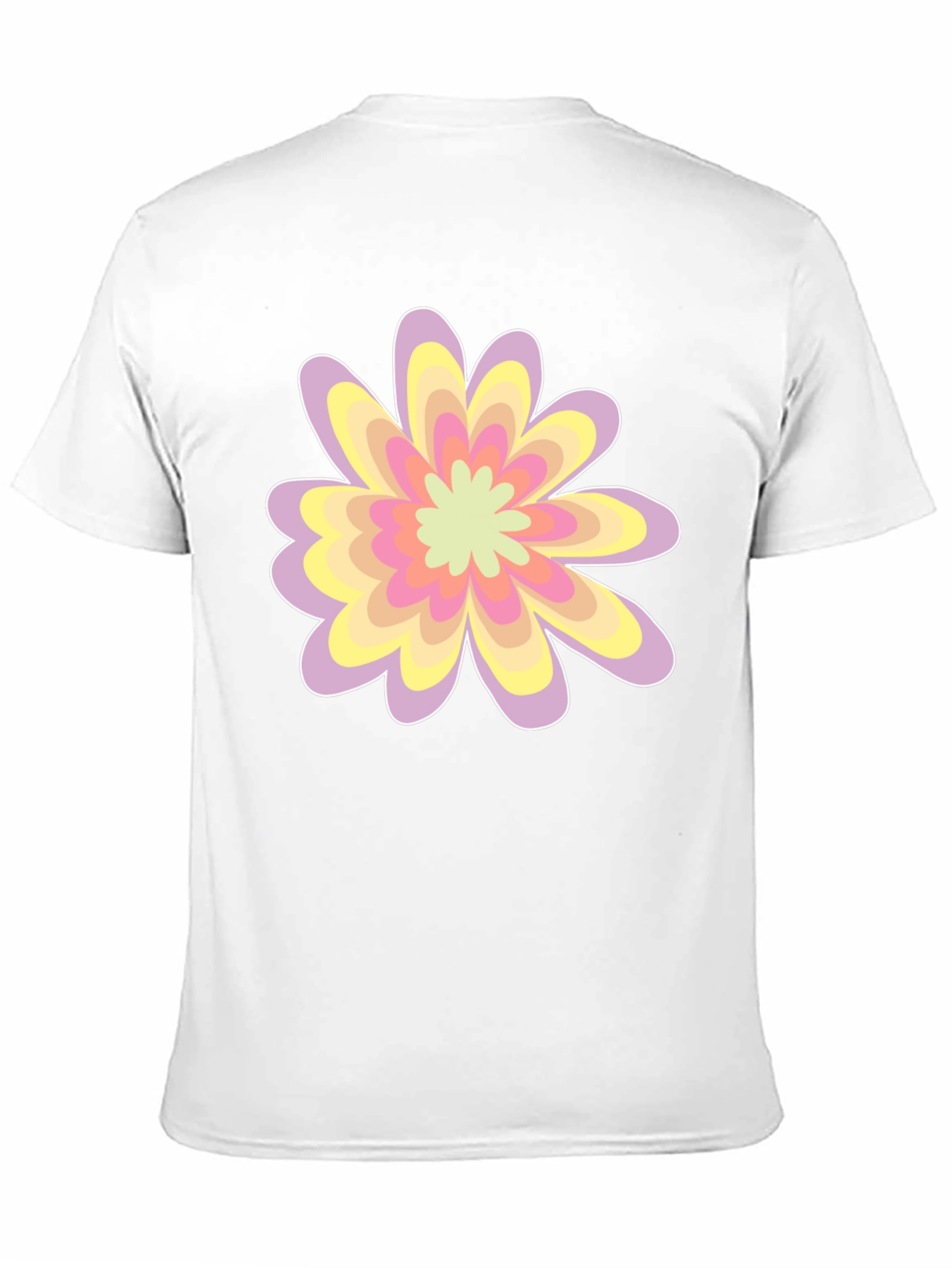 Floral Graphic Tee - Black Cotton Blend