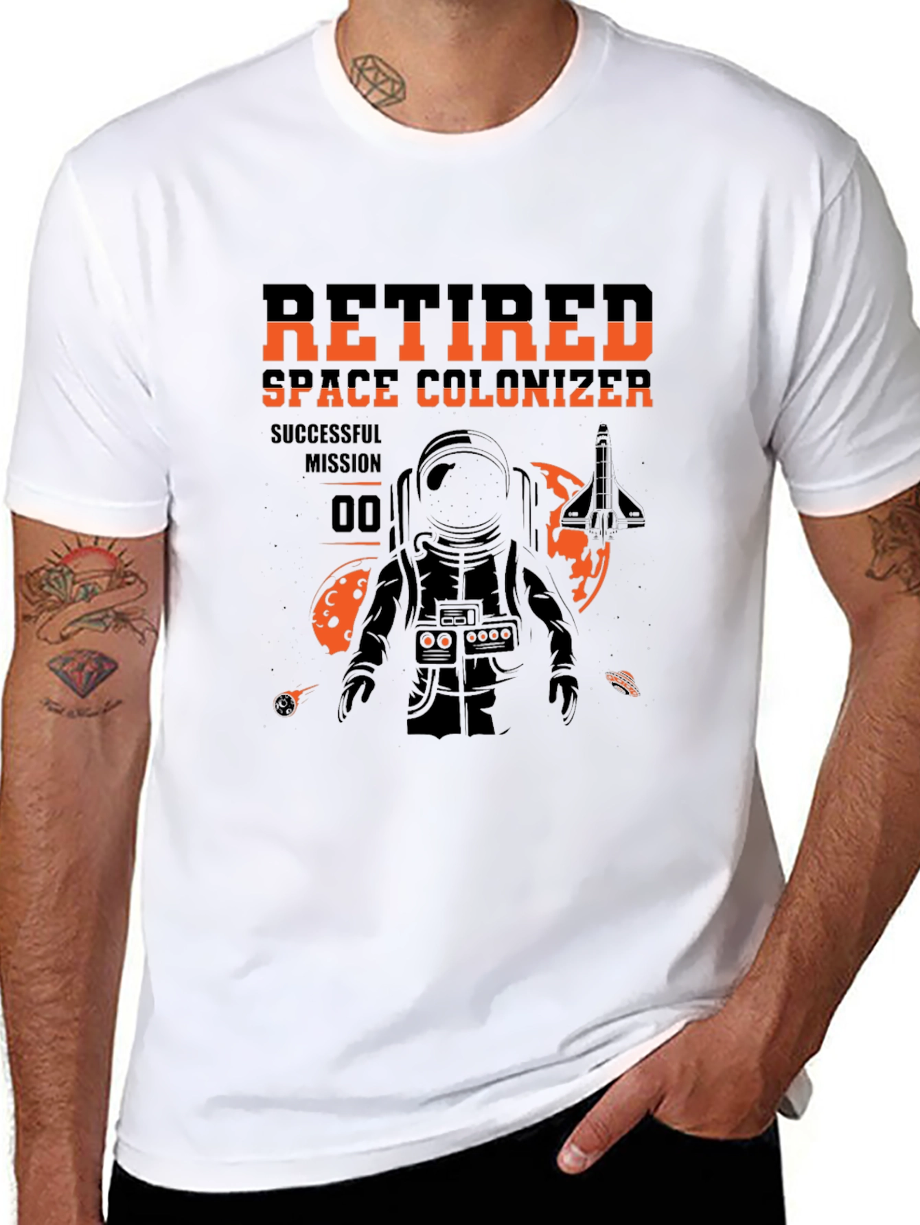 Retired Space Colonizer Graphic Tee