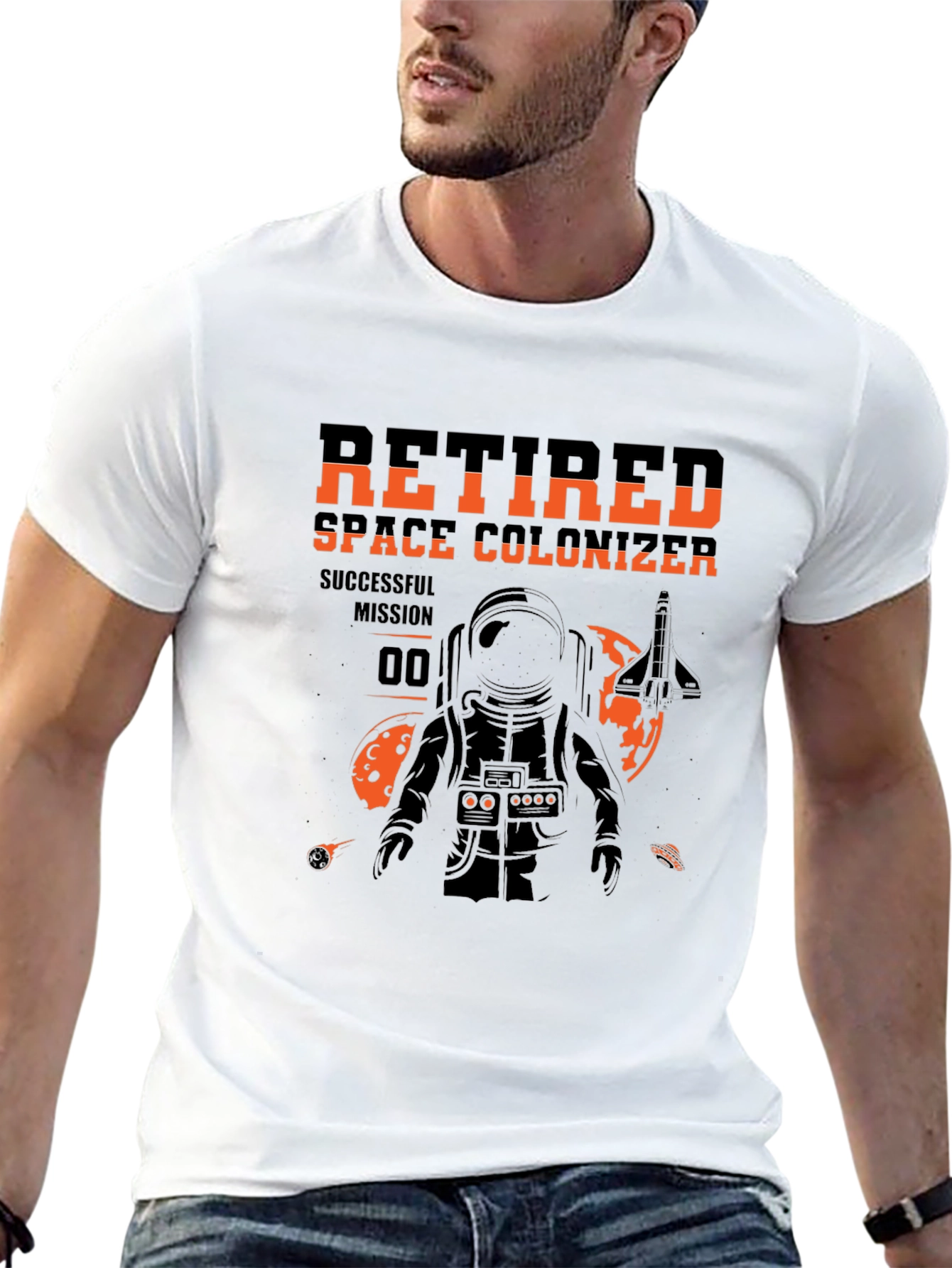 Retired Space Colonizer Graphic Tee