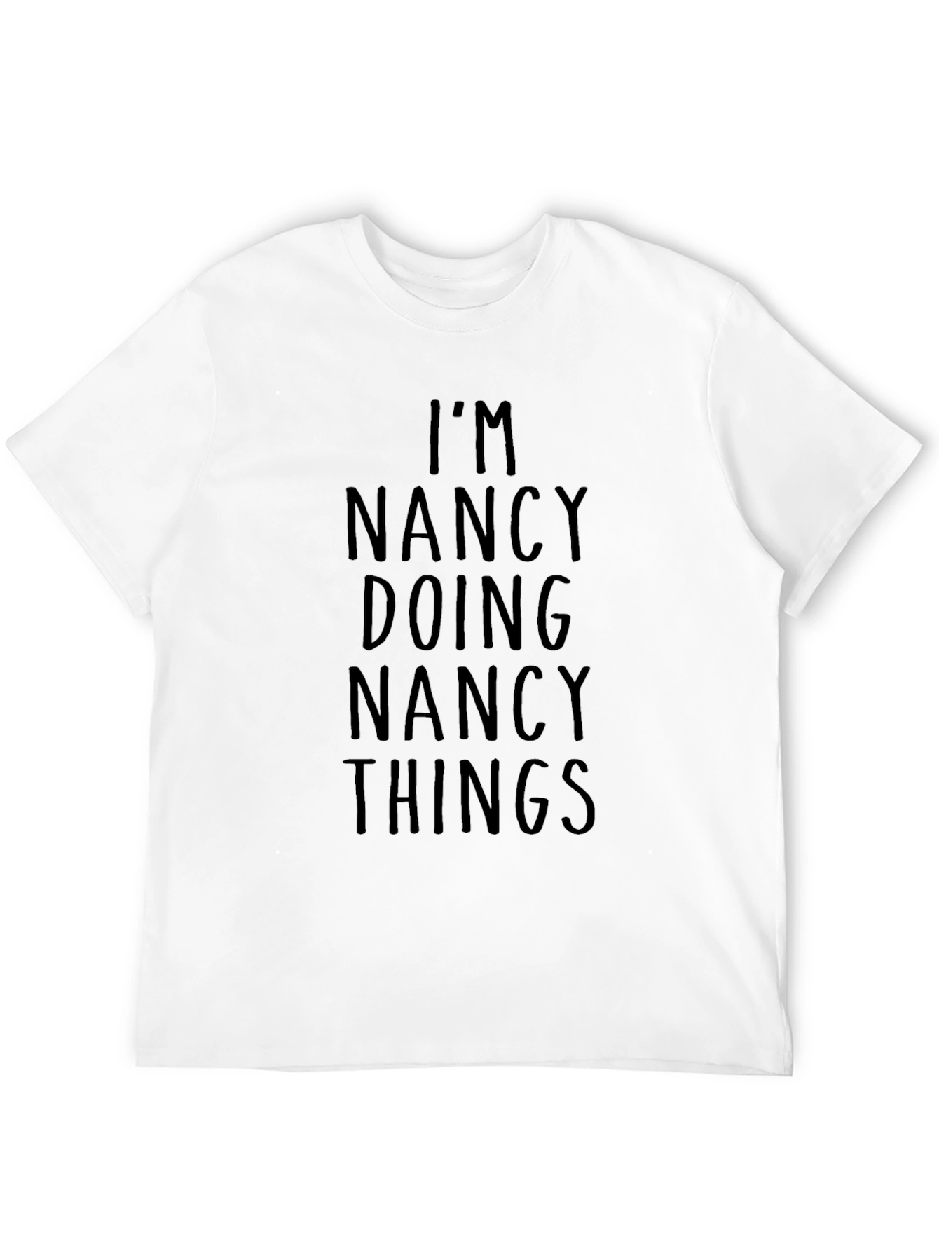 Im Nancy Doing Nancy Things Black Tee