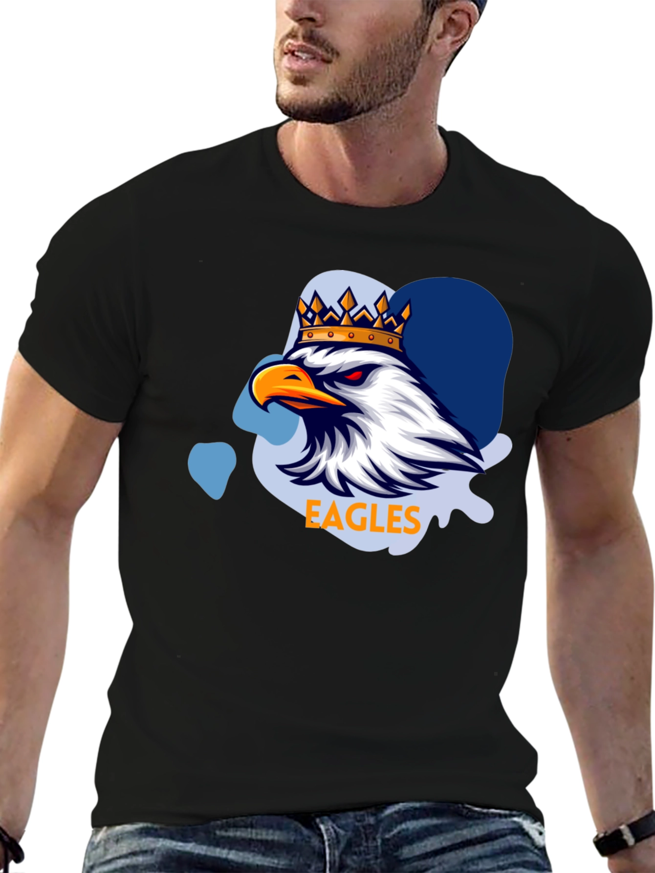 Eagles Crown Graphic Tee - Black T-Shirt