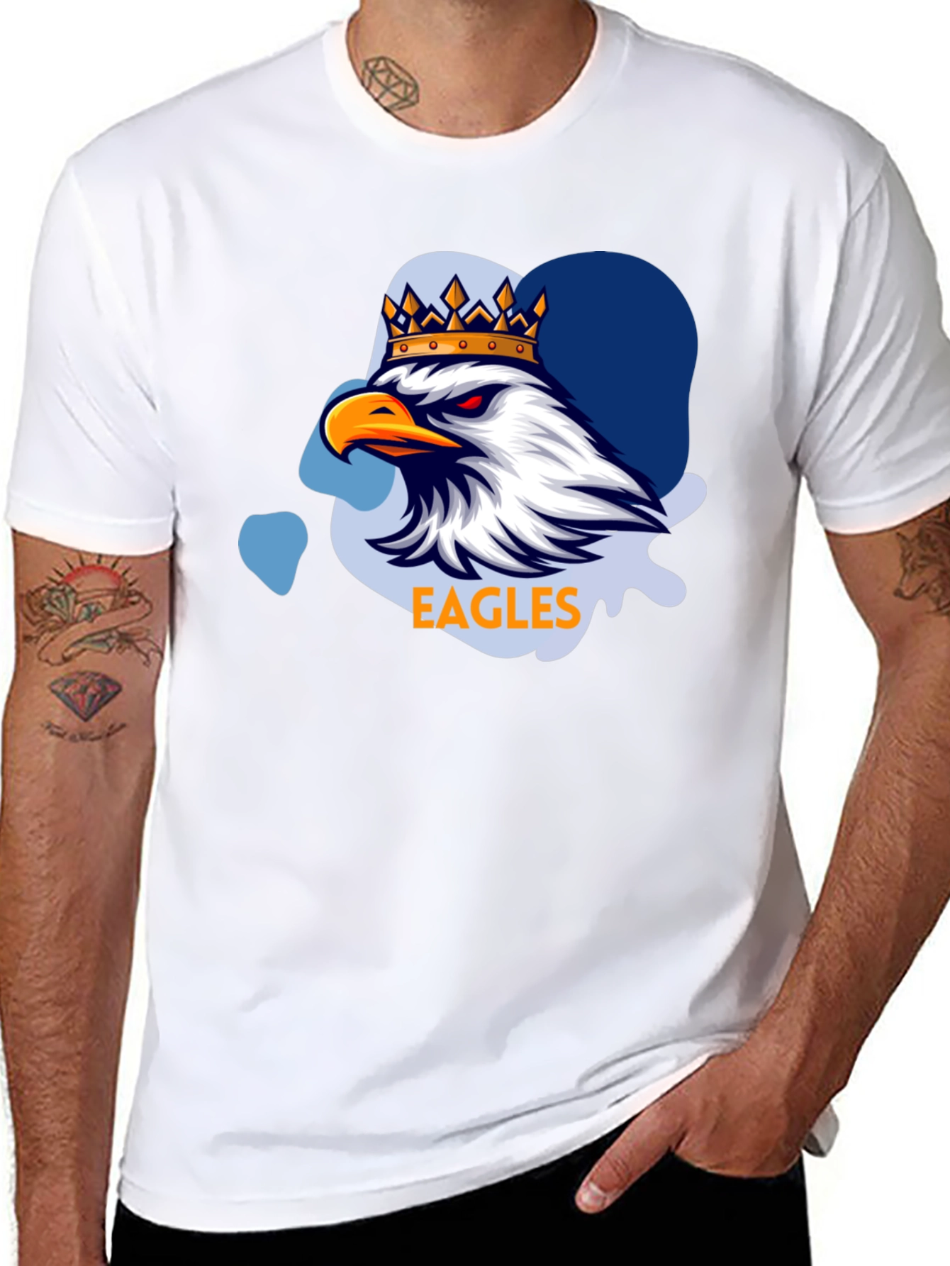 Eagles Crown Graphic Tee - Black T-Shirt