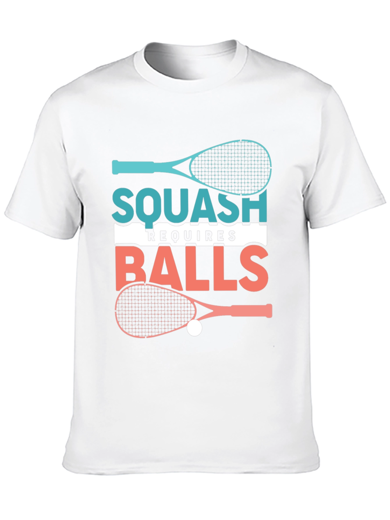 Squash Requires Balls Graphic T-Shirt