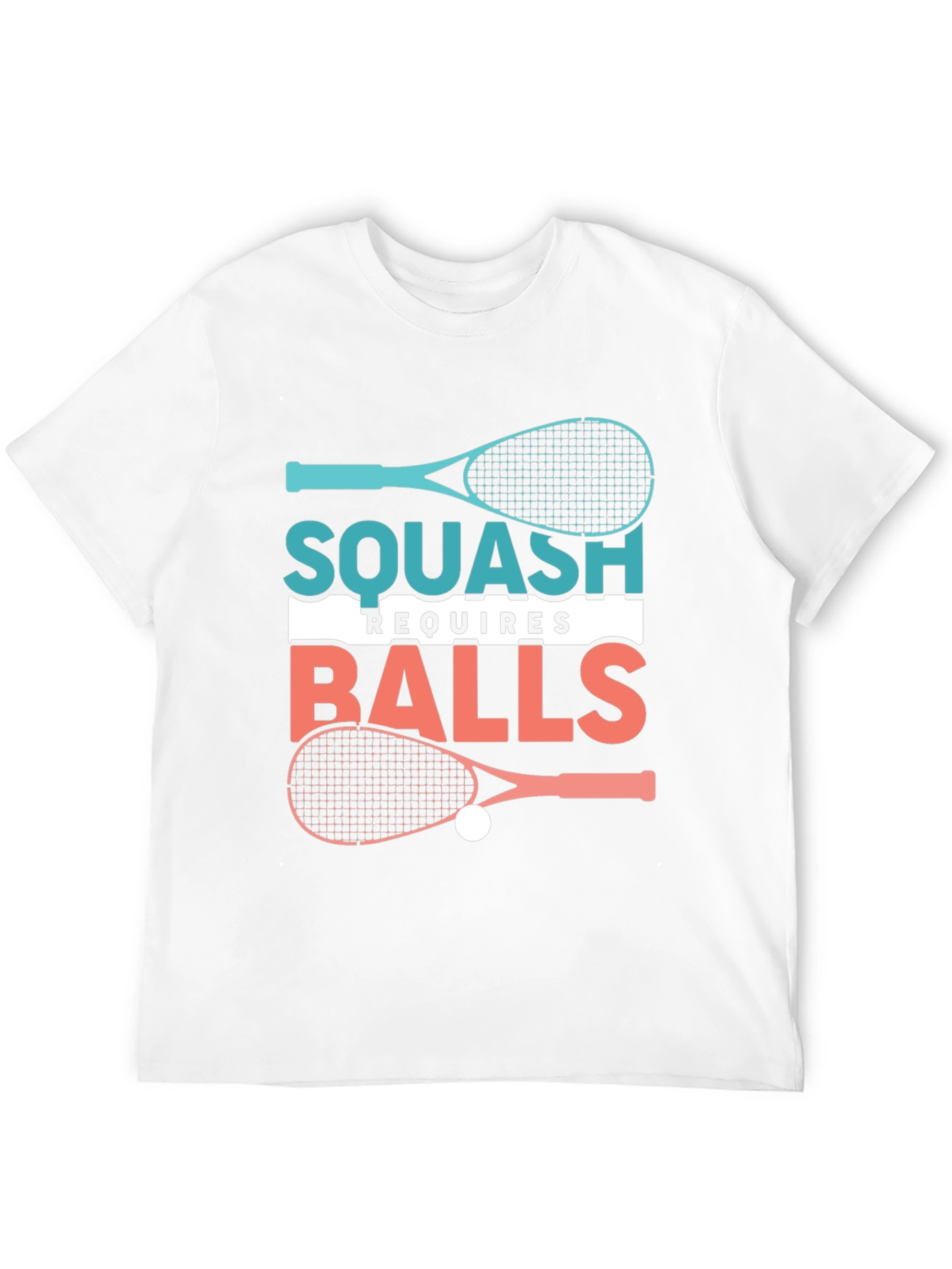 Squash Requires Balls Graphic T-Shirt