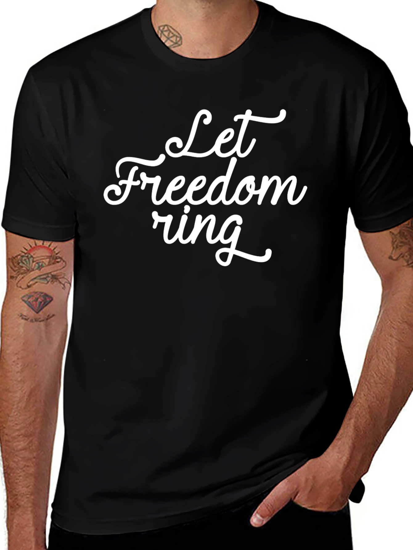 Let Freedom Ring - Patriotic Graphic Tee