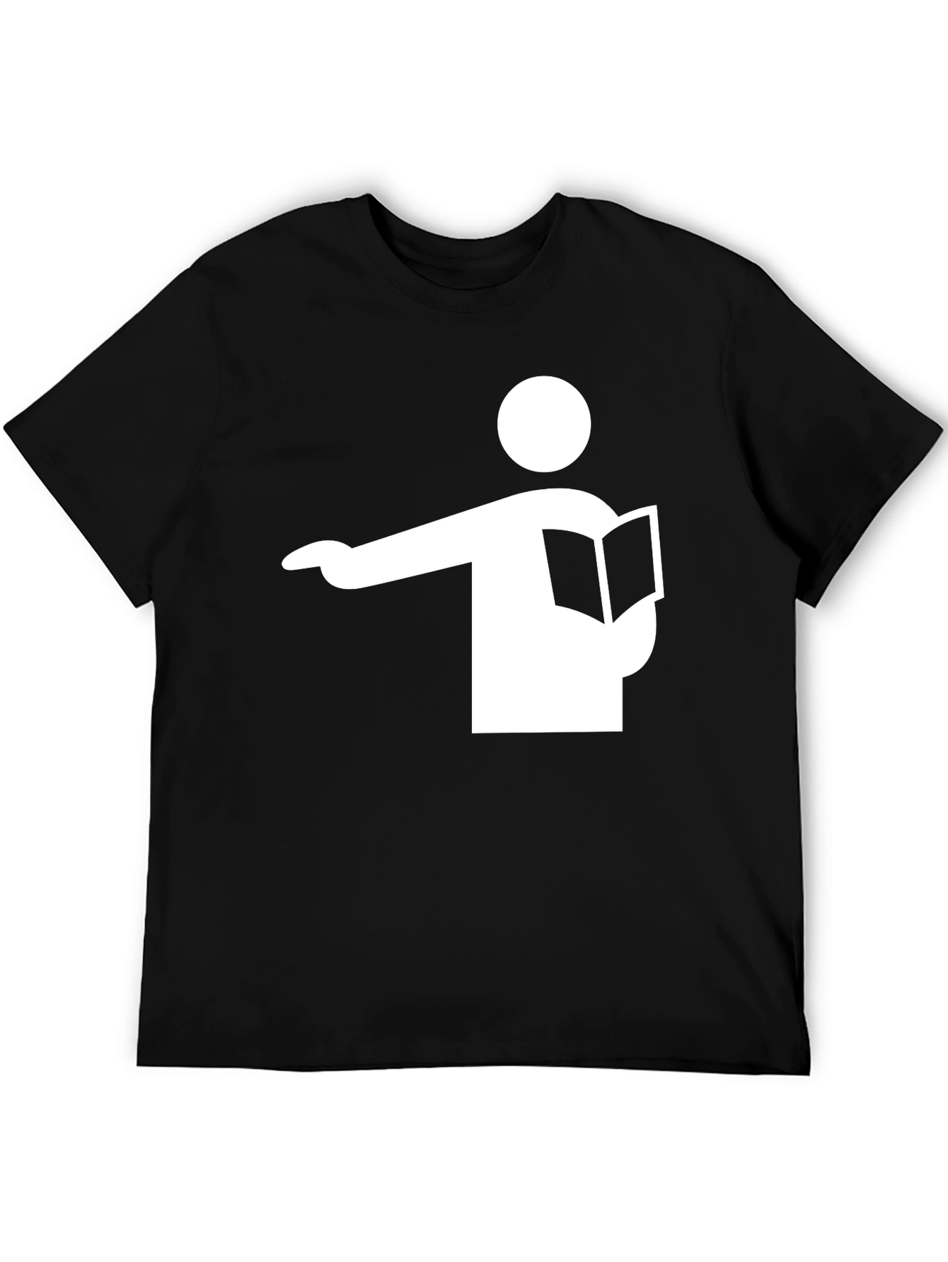 Library Reading Symbol Graphic T-Shirt