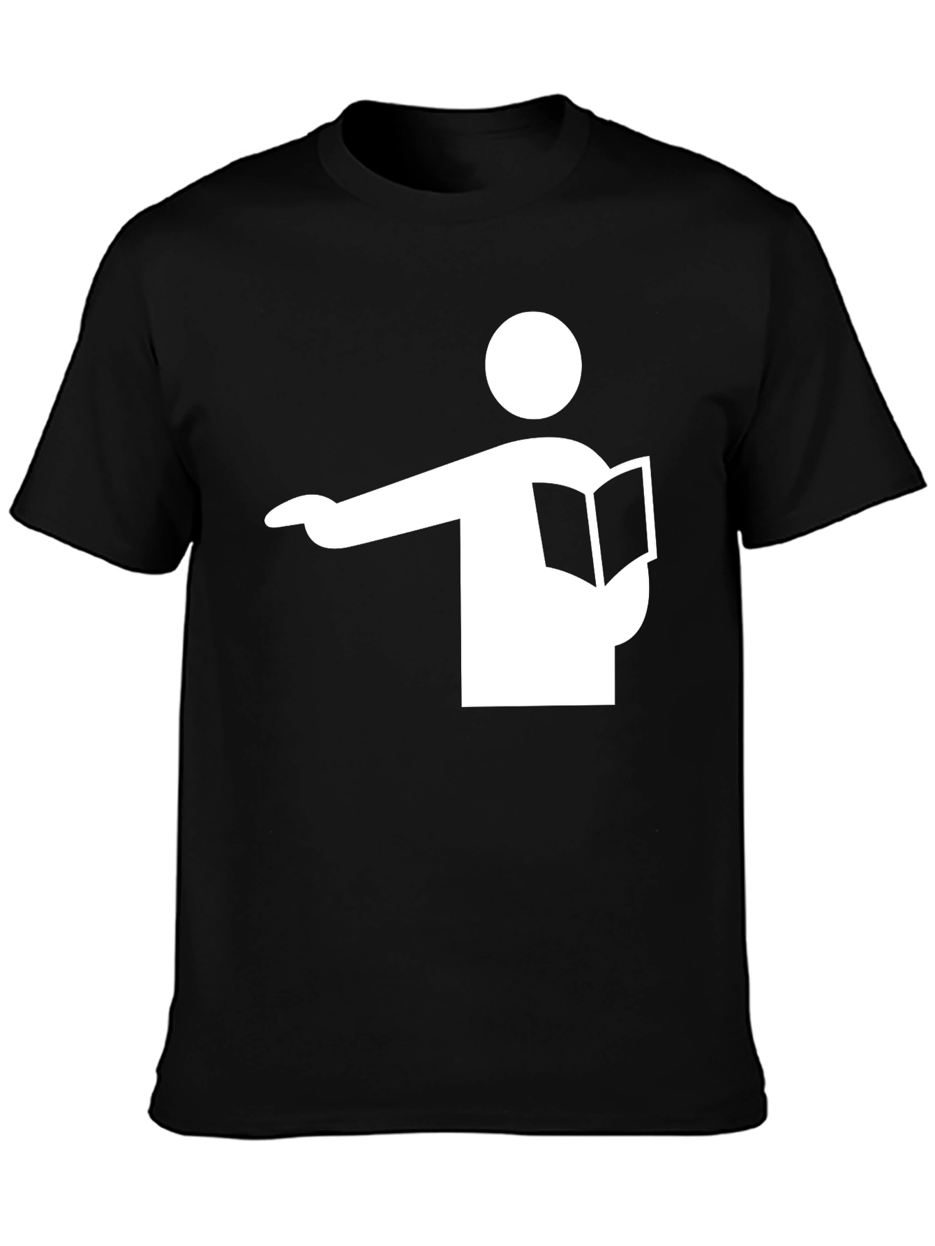 Library Reading Symbol Graphic T-Shirt