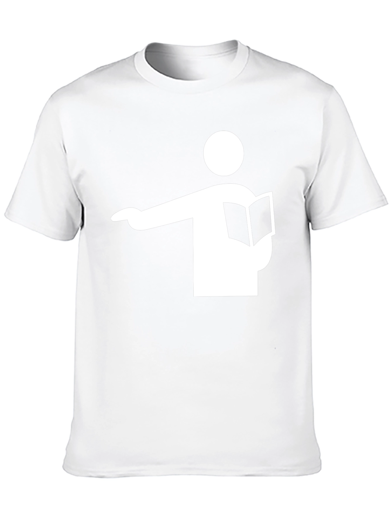 Library Reading Symbol Graphic T-Shirt