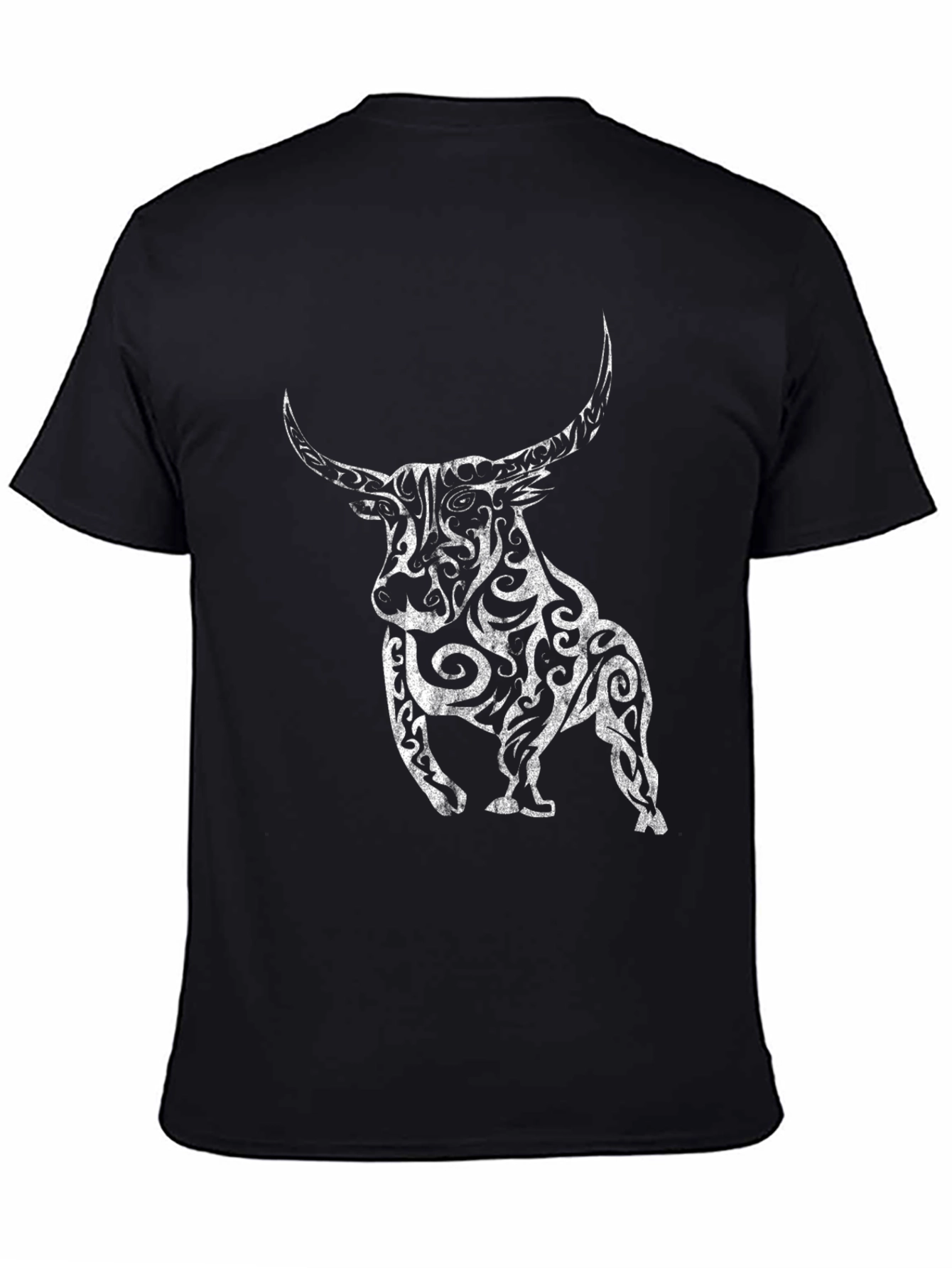 Black Bull Graphic Tee - Stylish Mens T-Shirt