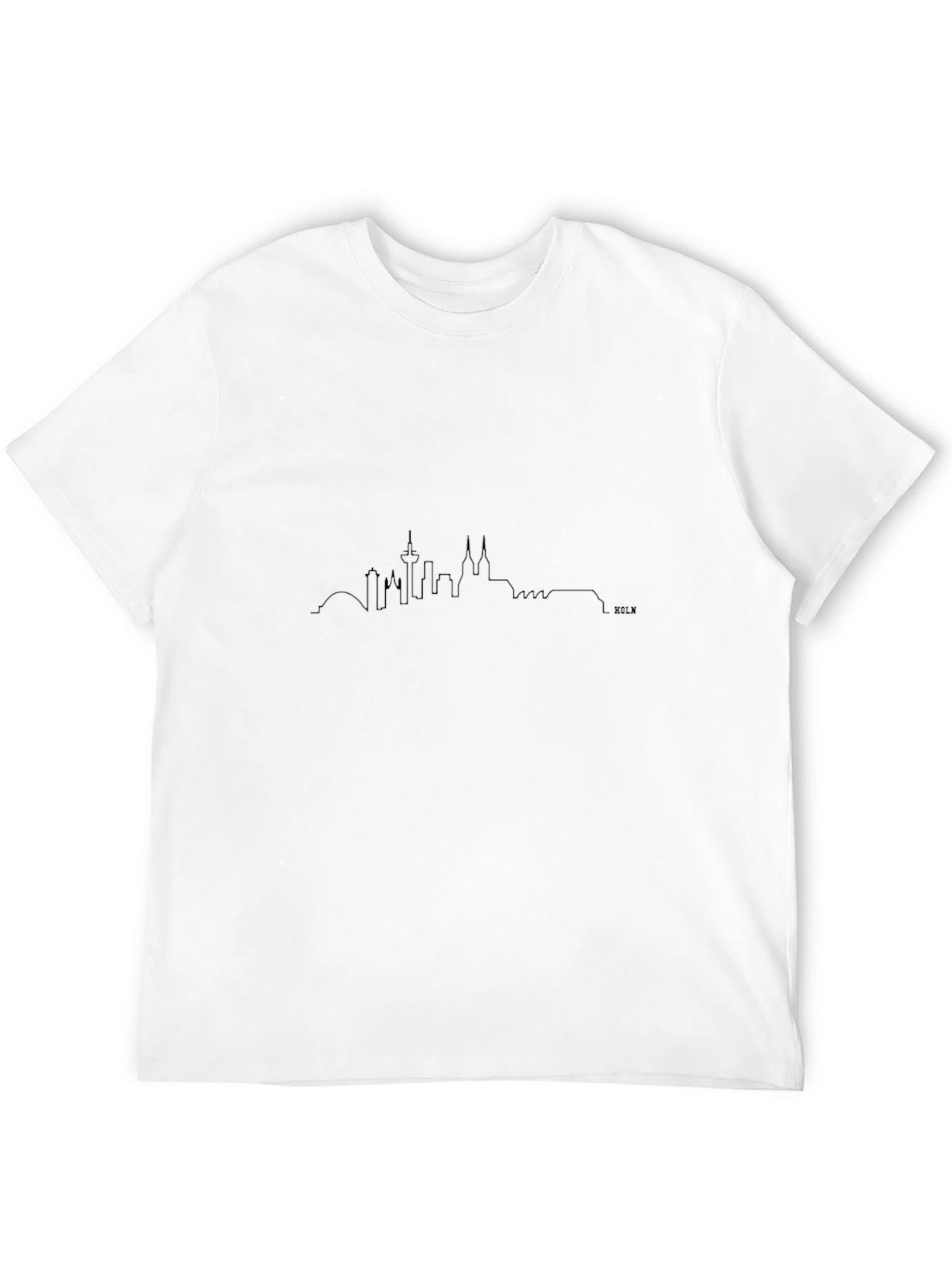Cologne Skyline Graphic Tee - Black