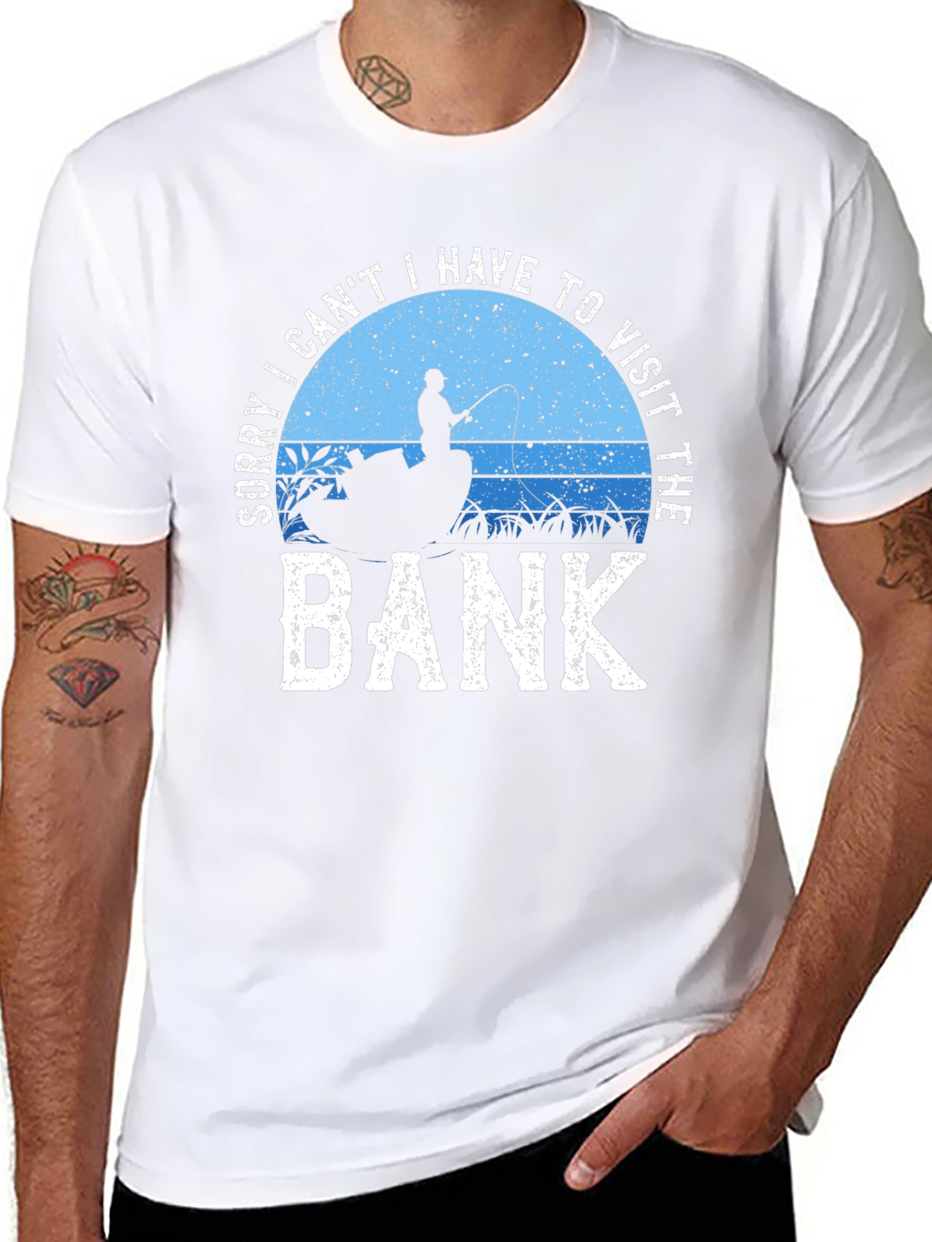 Fishing T-Shirt: Visit the Bank