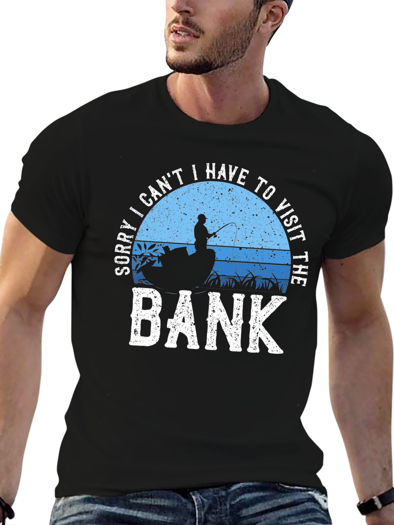 Fishing T-Shirt: Visit the Bank