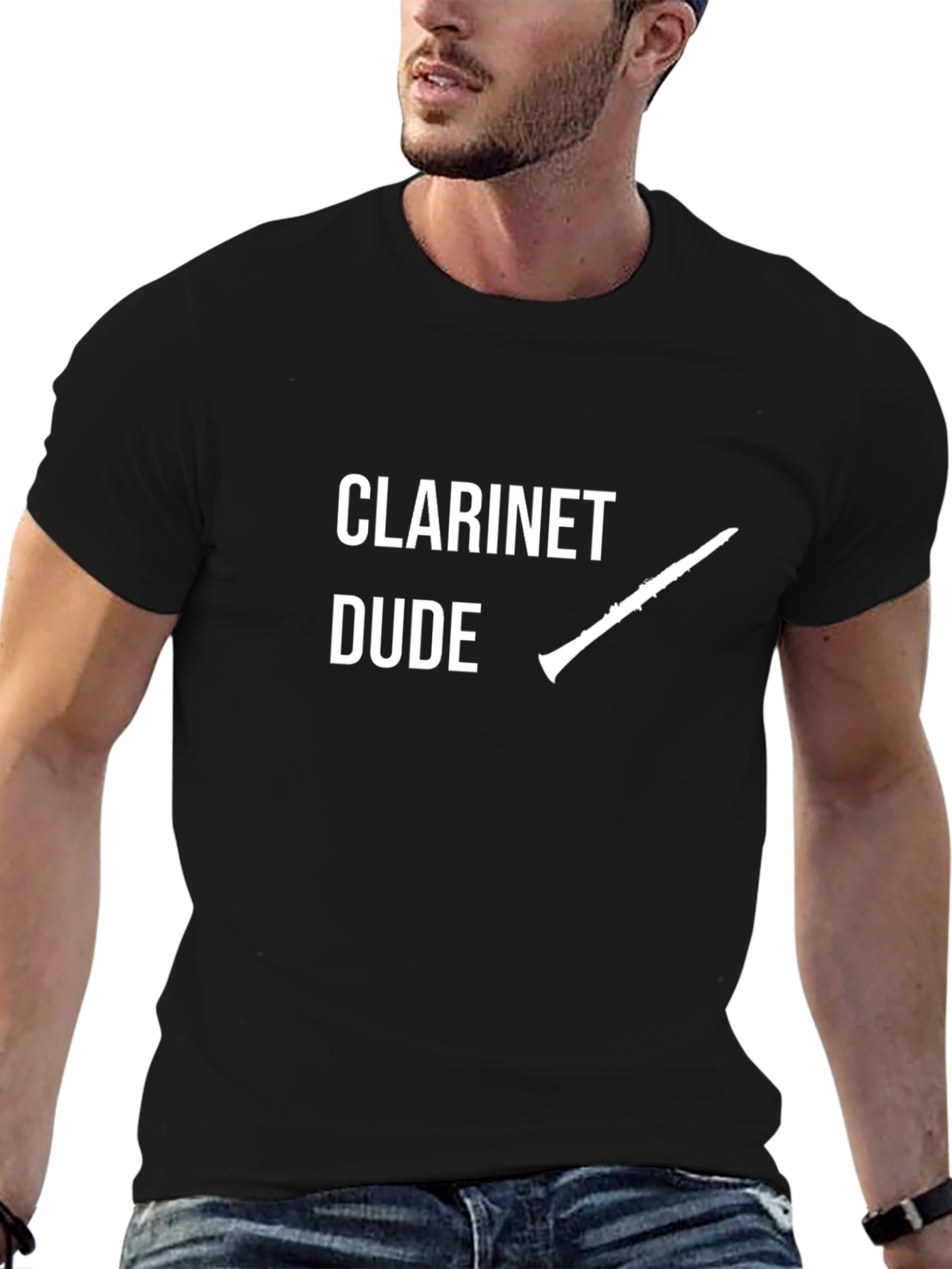 Clarinet Dude Black T-Shirt