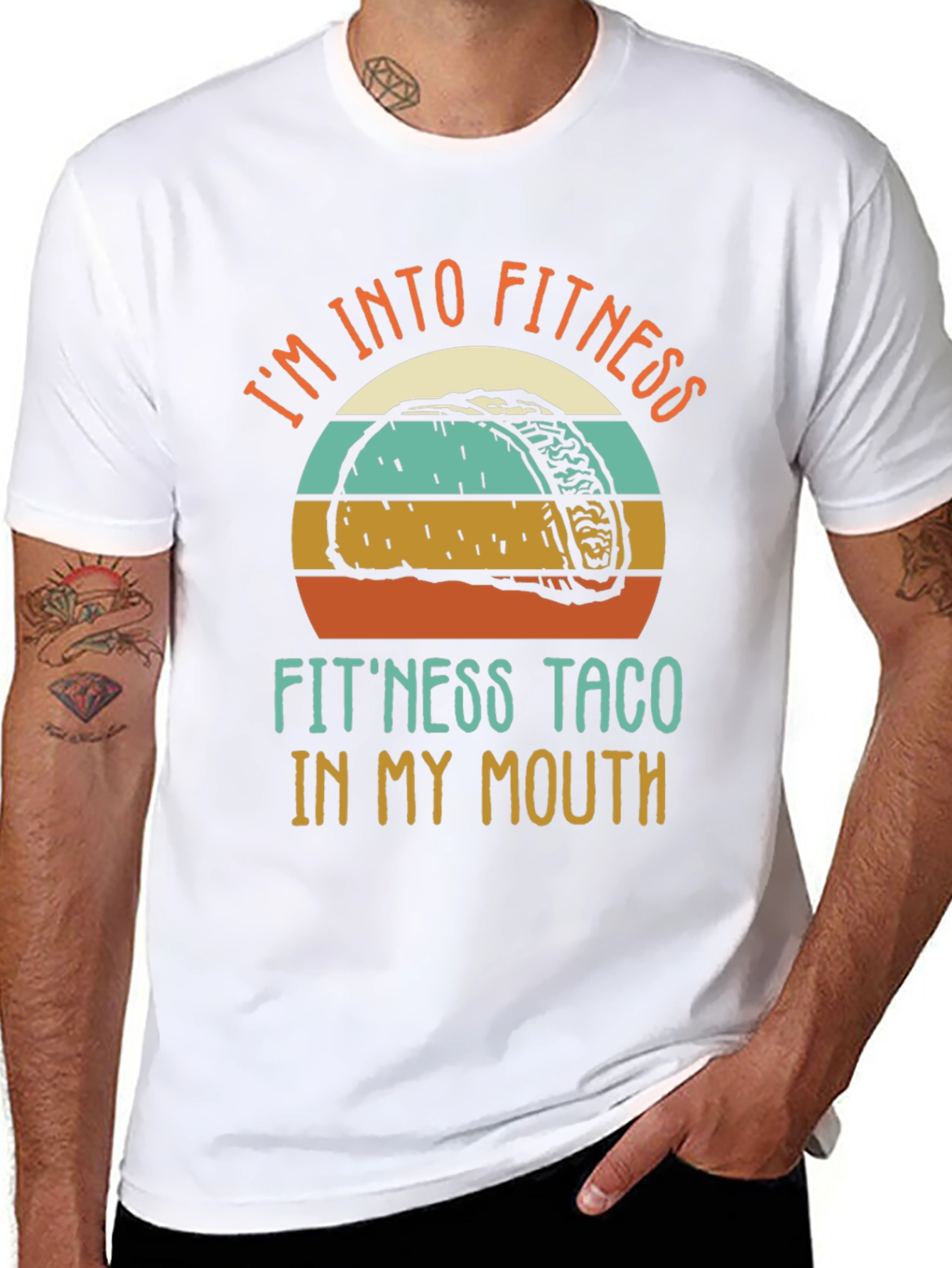 Fitness Taco Graphic T-Shirt
