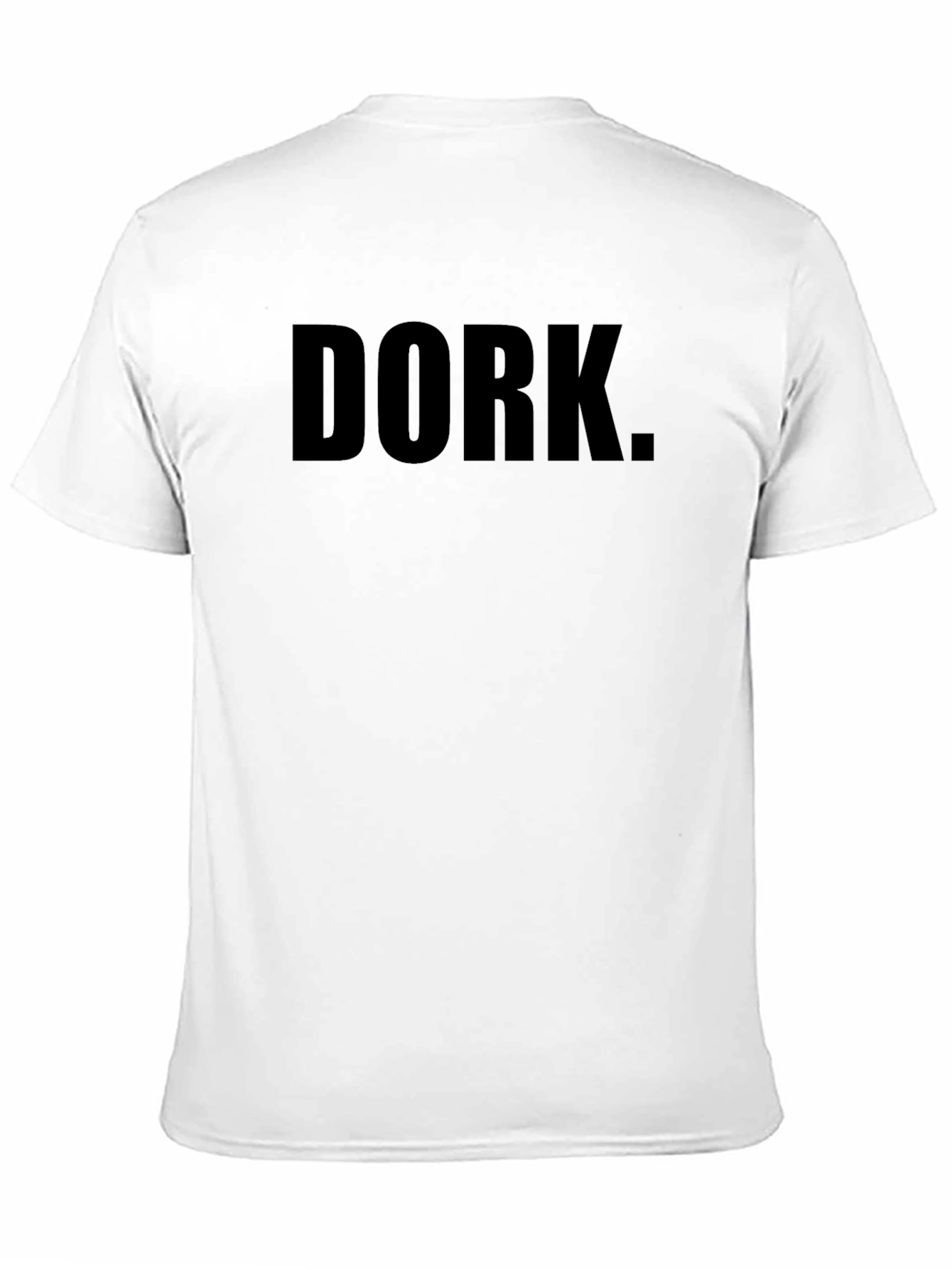 Dork T-Shirt - Black Crew Neck Casual Tee