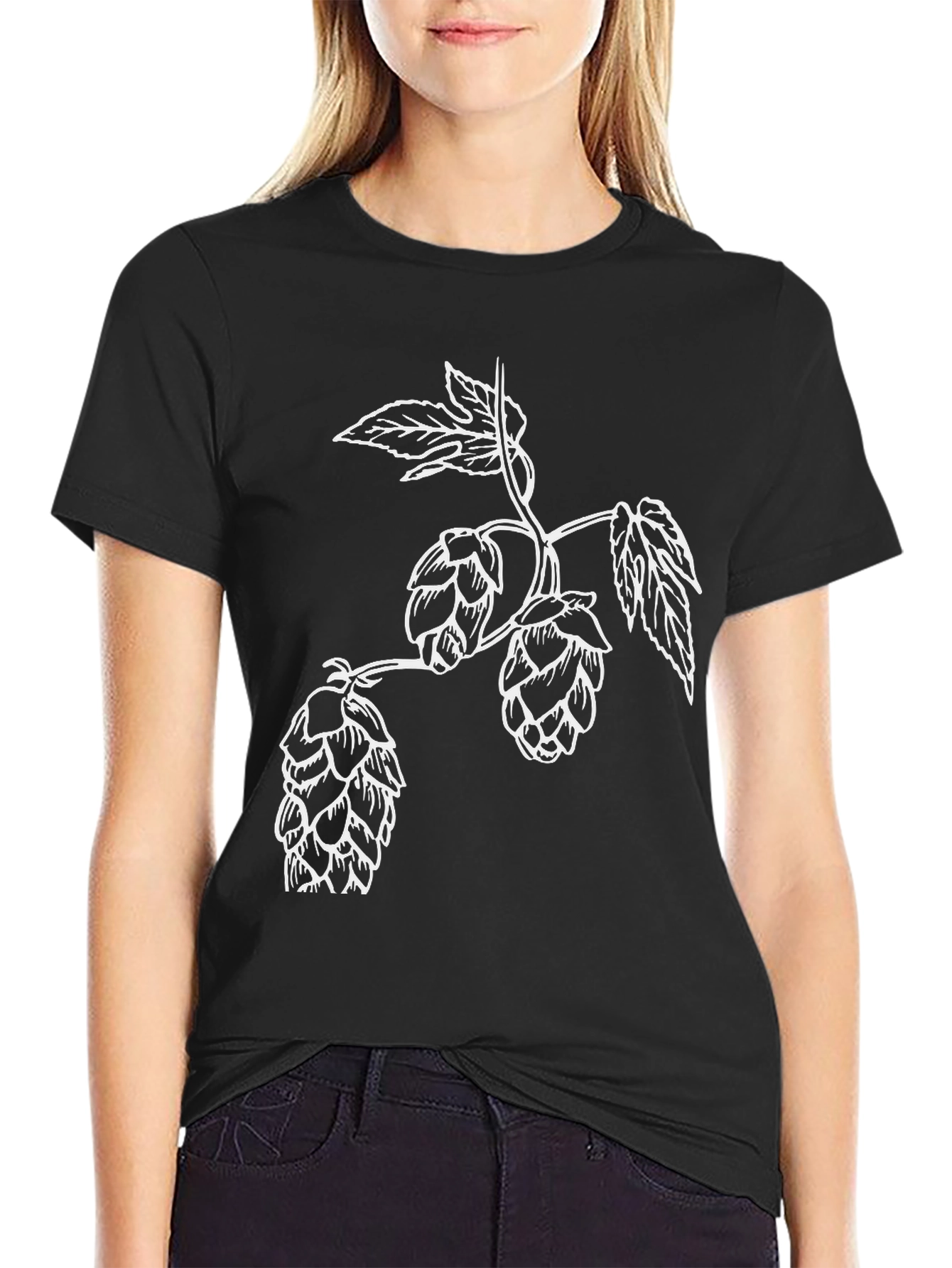 Hops Graphic T-Shirt - Stylish Beer Lover Tee