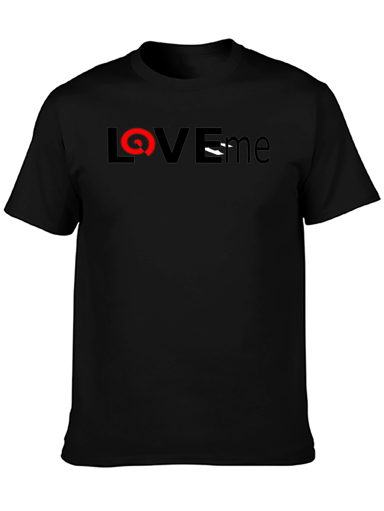Love Me Graphic Black T-Shirt