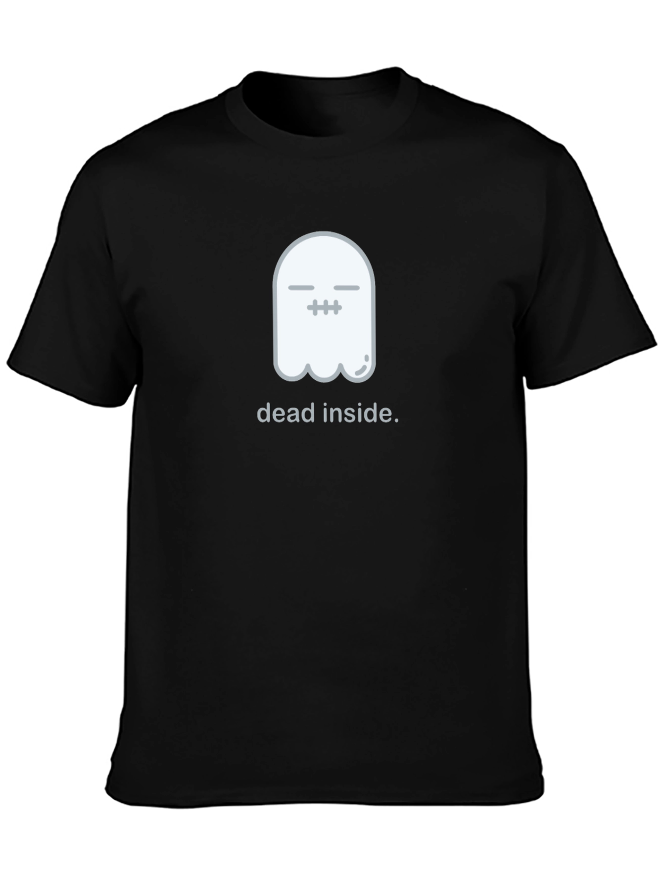 Dead Inside Ghost Graphic Black T-Shirt
