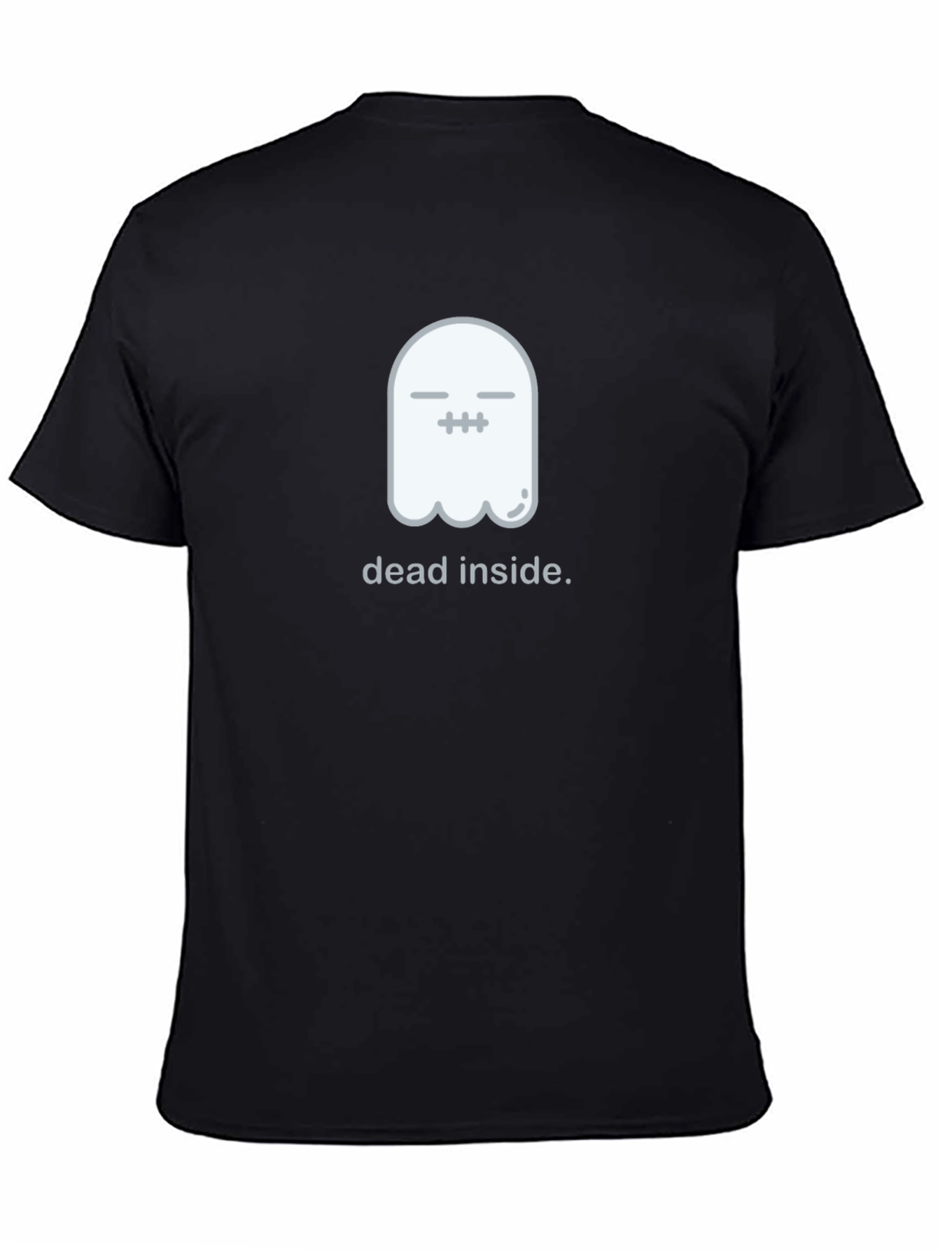 Dead Inside Ghost Graphic Black T-Shirt
