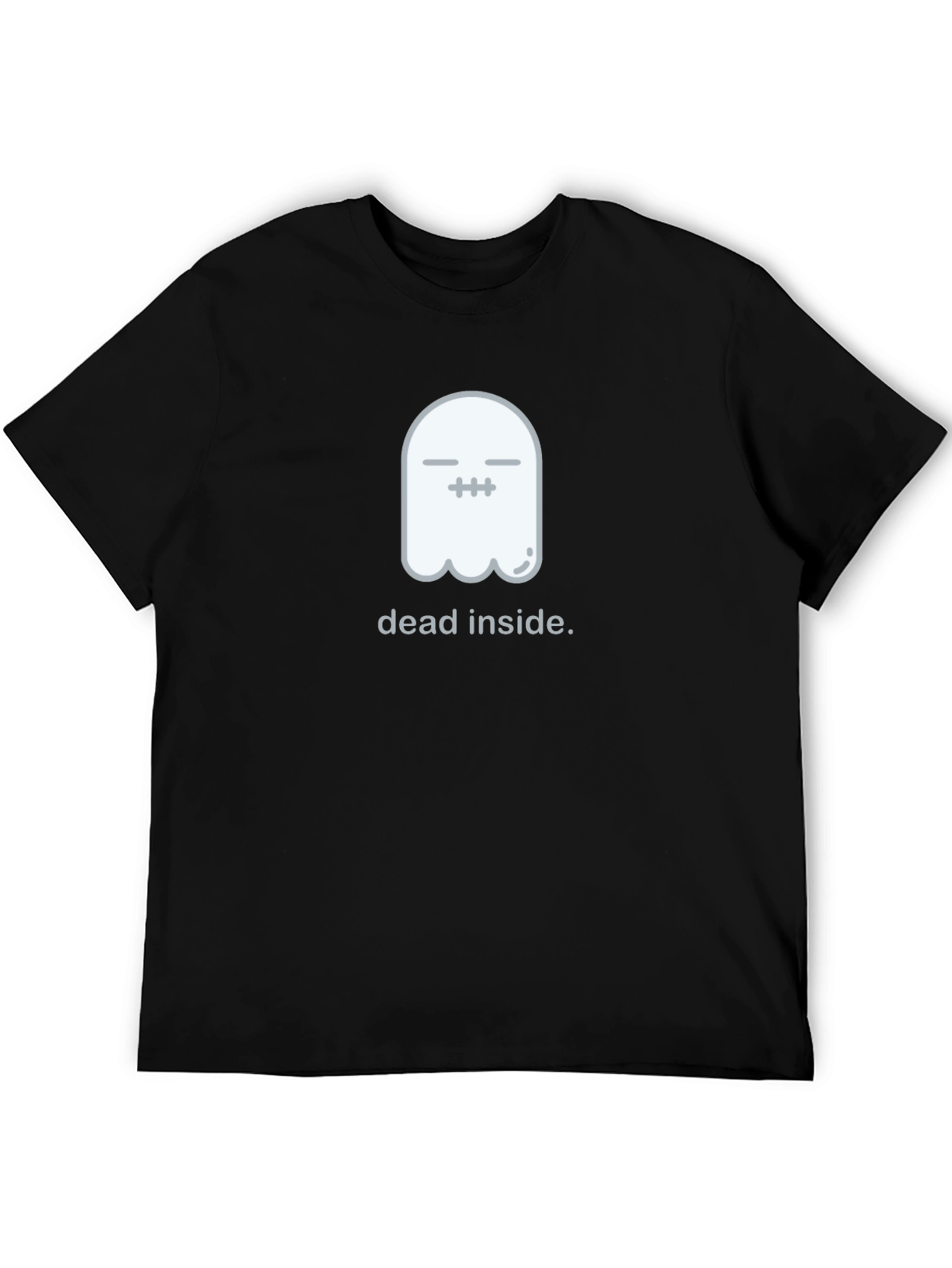 Dead Inside Ghost Graphic Black T-Shirt