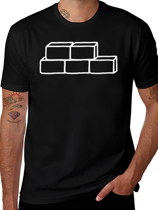 Brick Wall Graphic Tee - Classic Black