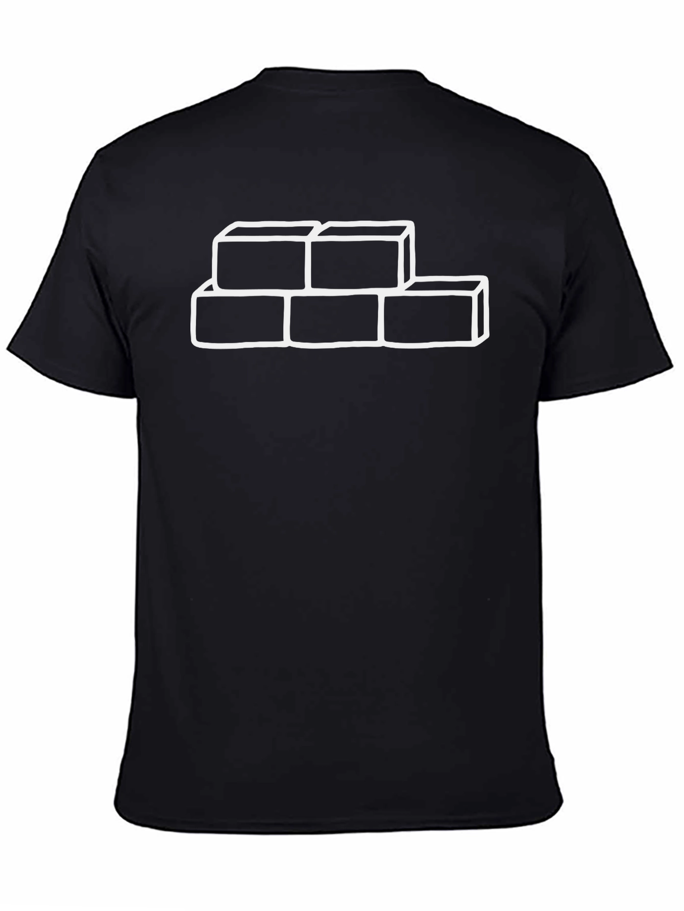 Brick Wall Graphic Tee - Classic Black