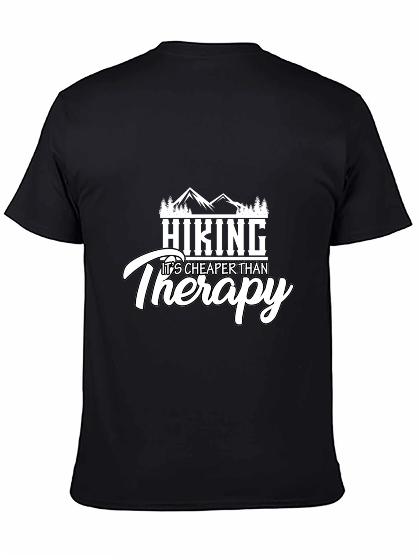 Hiking Cheaper Than Therapy Graphic Tee