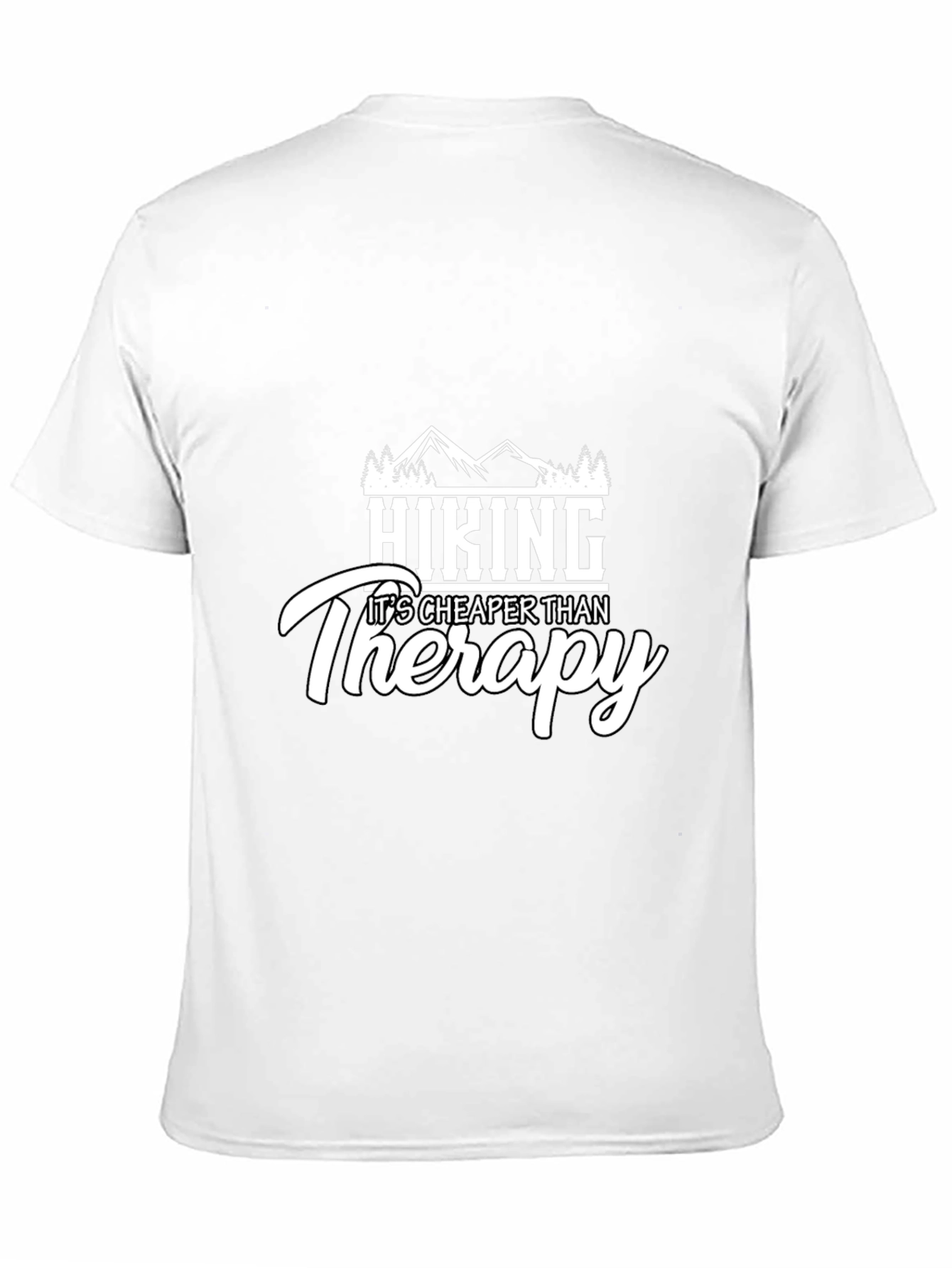 Hiking Cheaper Than Therapy Graphic Tee