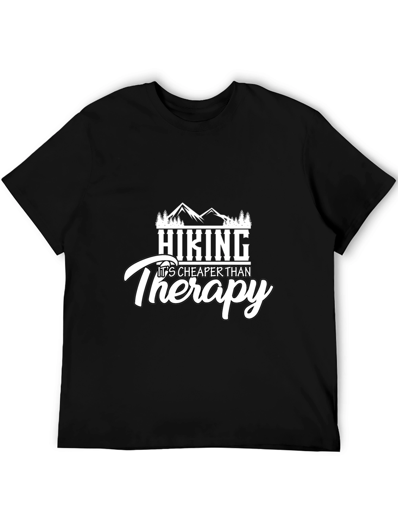 Hiking Cheaper Than Therapy Graphic Tee