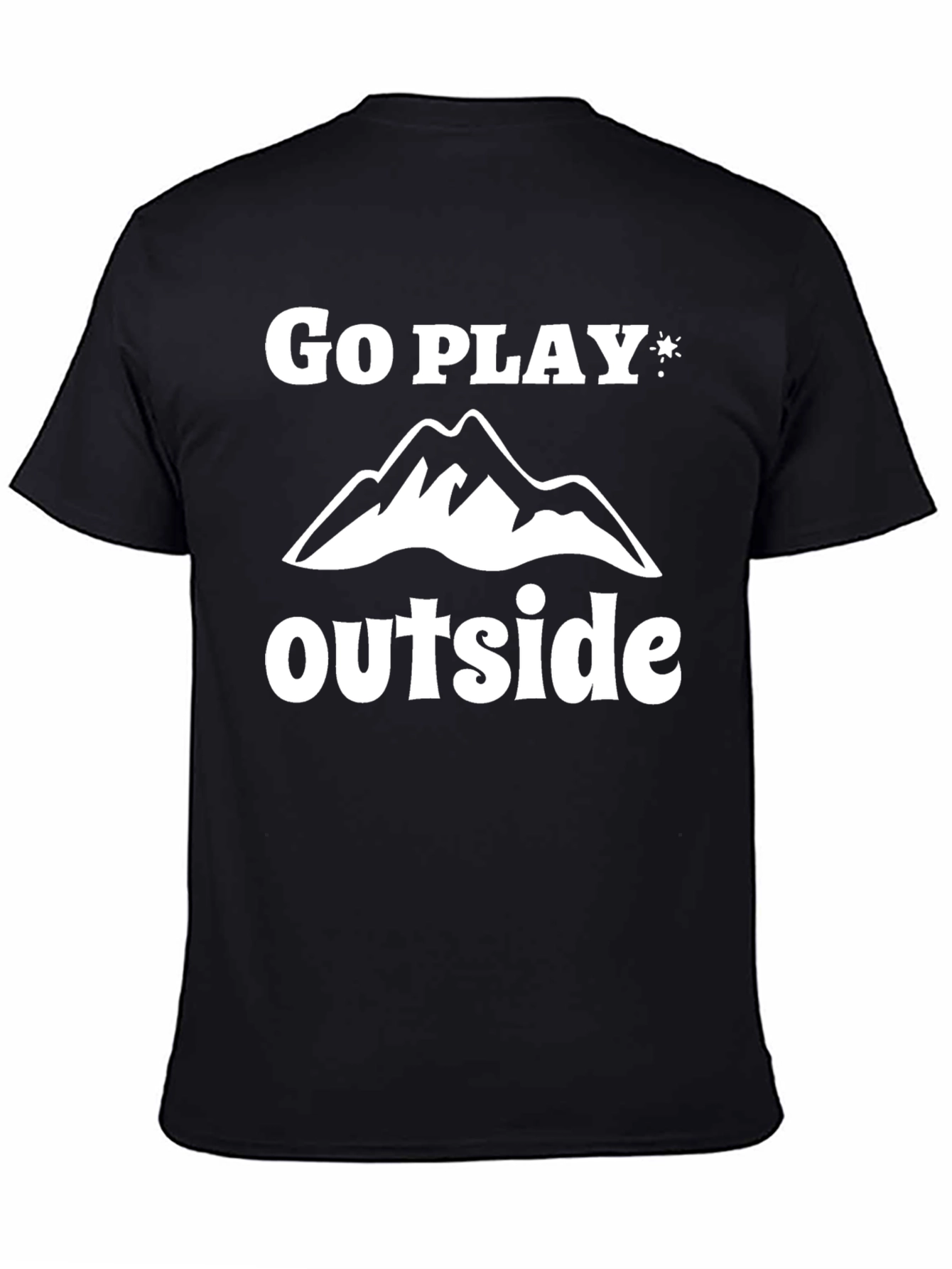 Go Play Outside Tee - Mountain Graphic T-Shirt