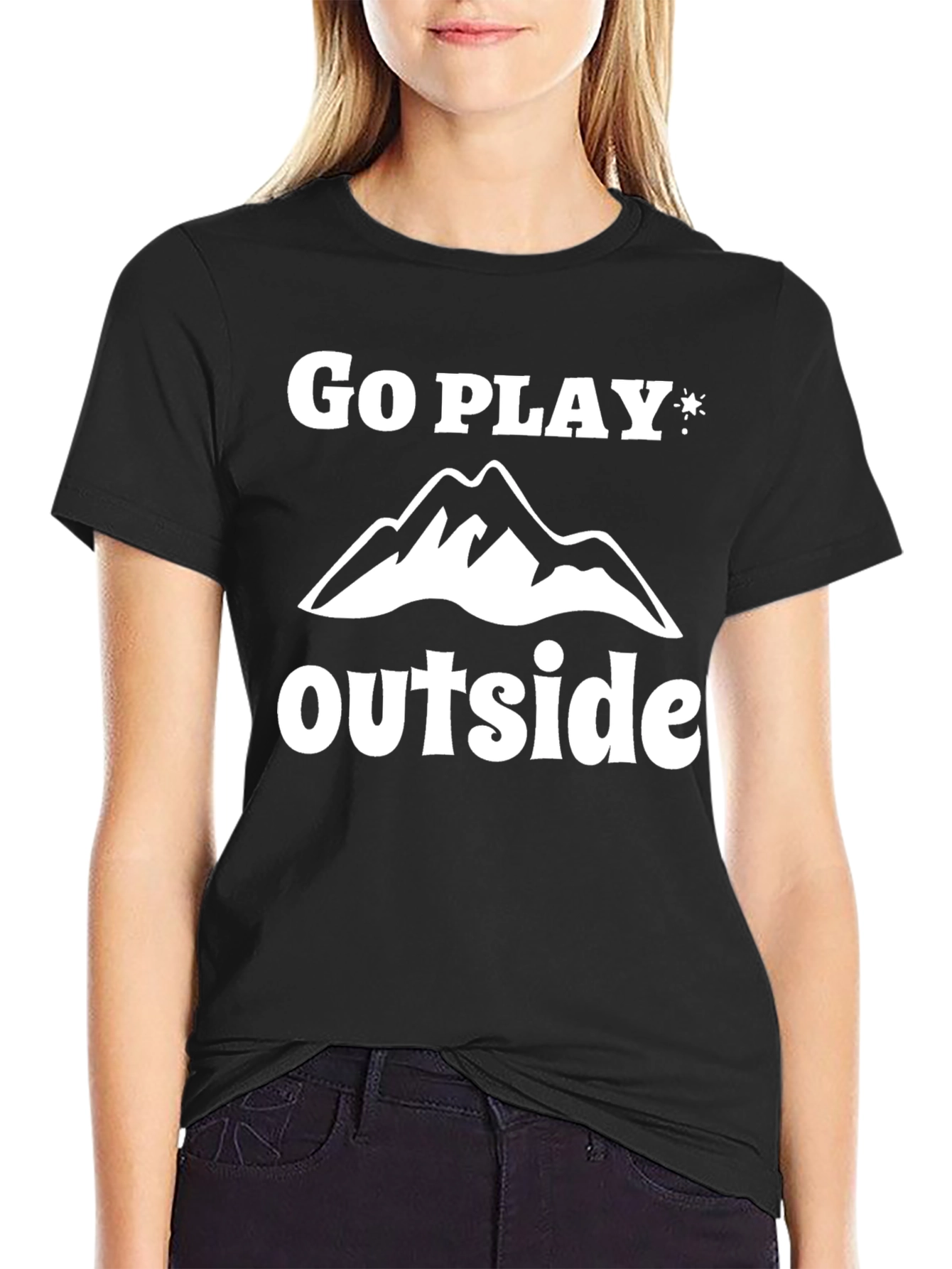 Go Play Outside Tee - Mountain Graphic T-Shirt