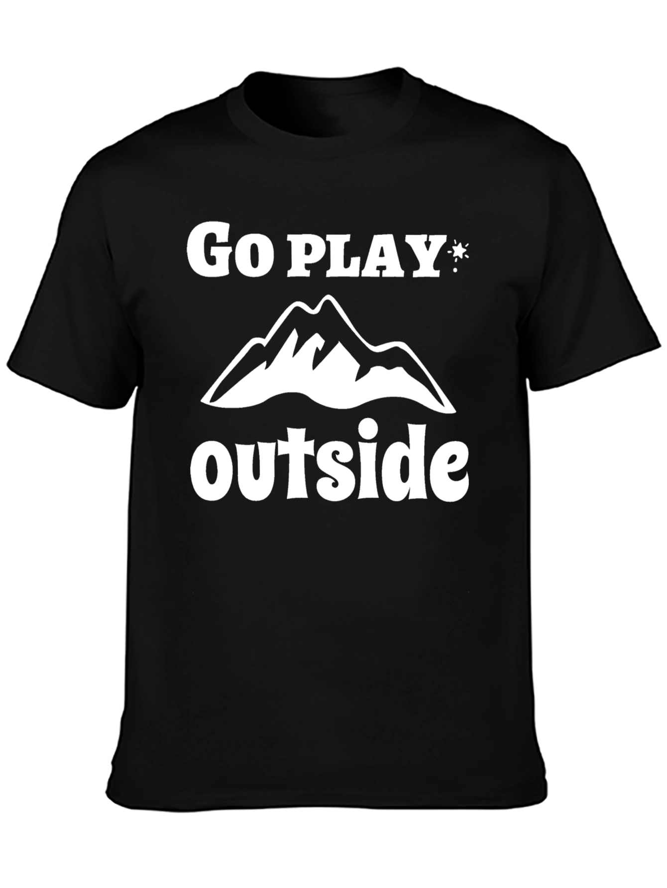 Go Play Outside Tee - Mountain Graphic T-Shirt