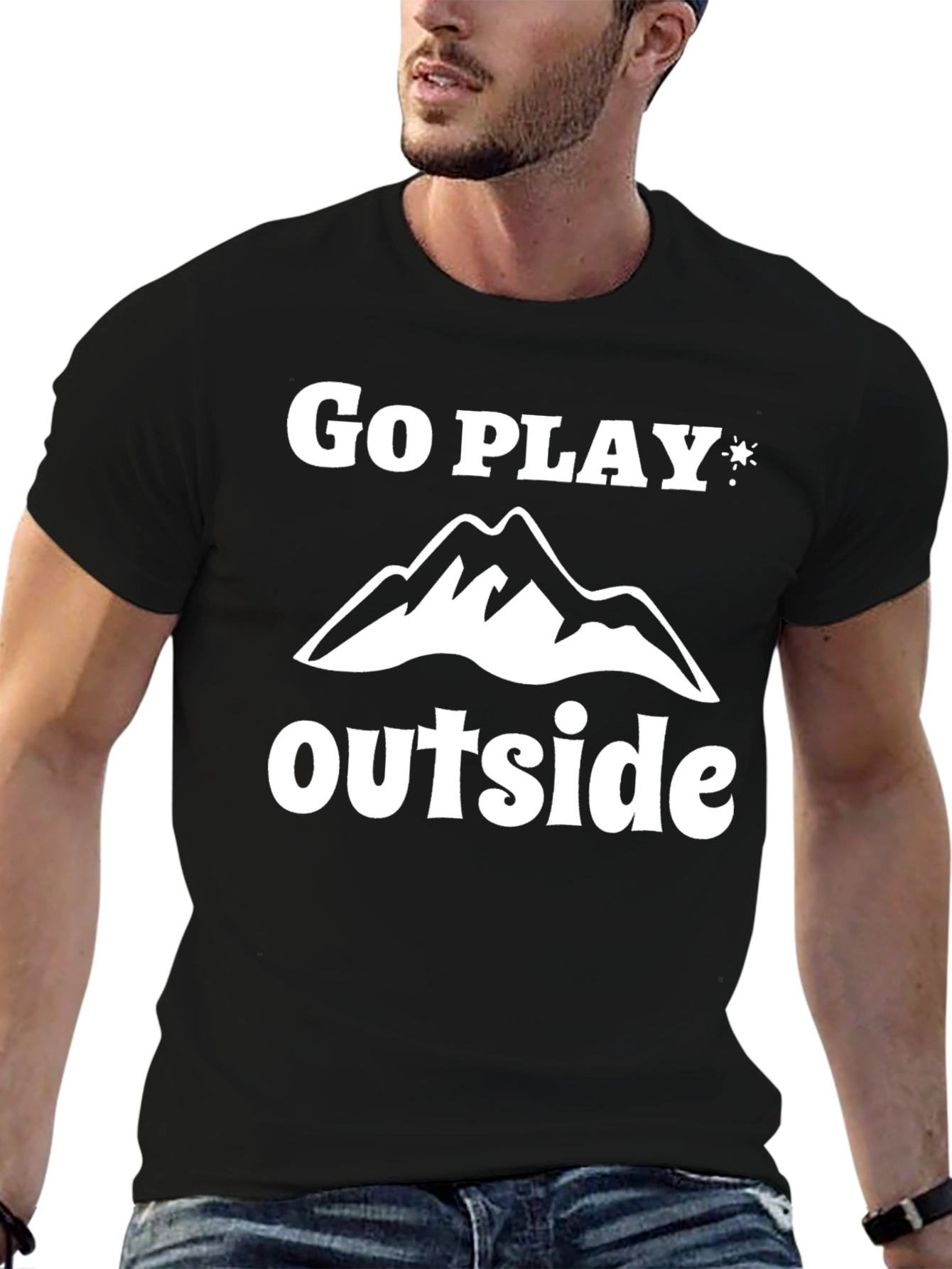 Go Play Outside Tee - Mountain Graphic T-Shirt